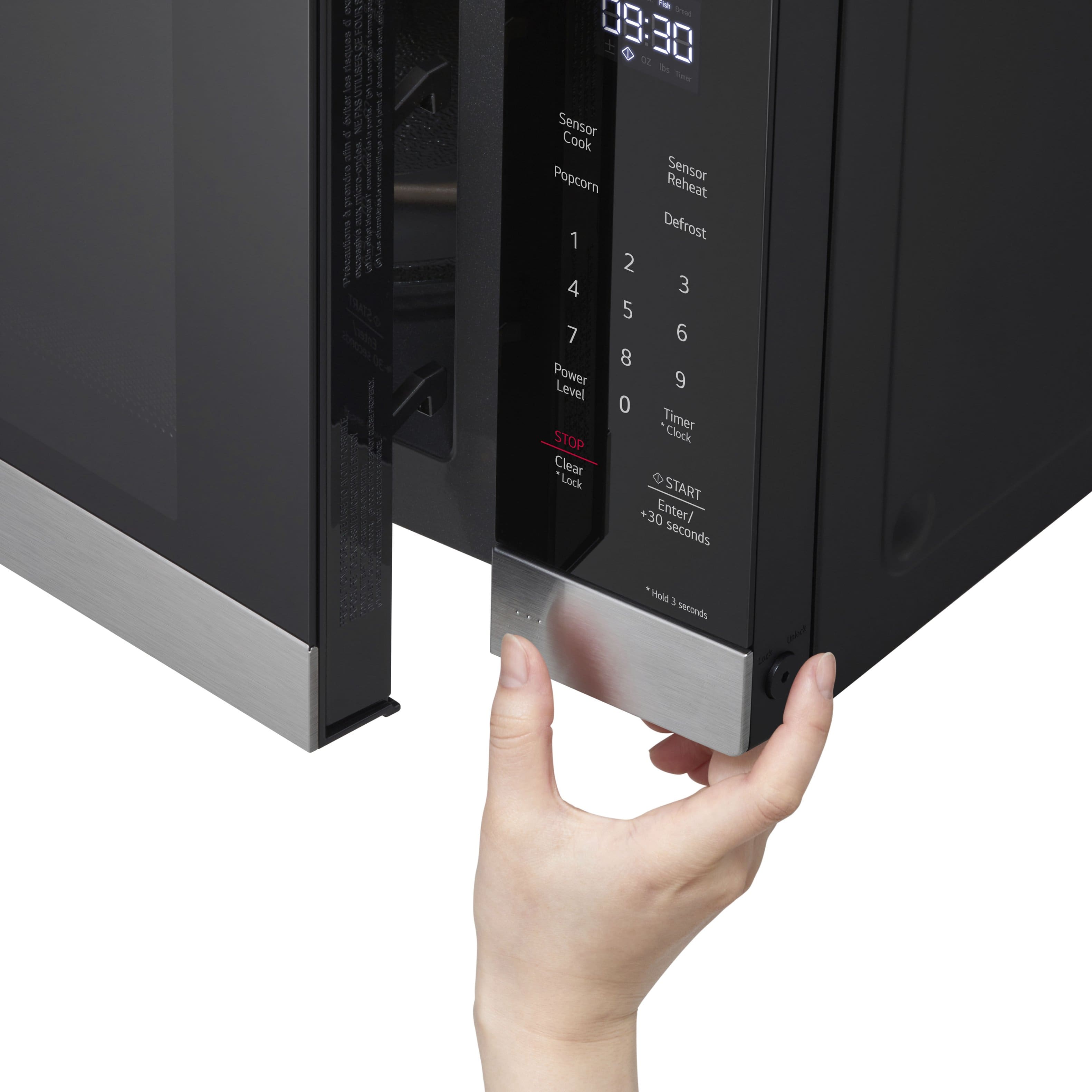 LG - 1.5 Cu. Ft. Countertop Microwave with Sensor Cooking and Smart Inverter - Stainless Steel - Image 17