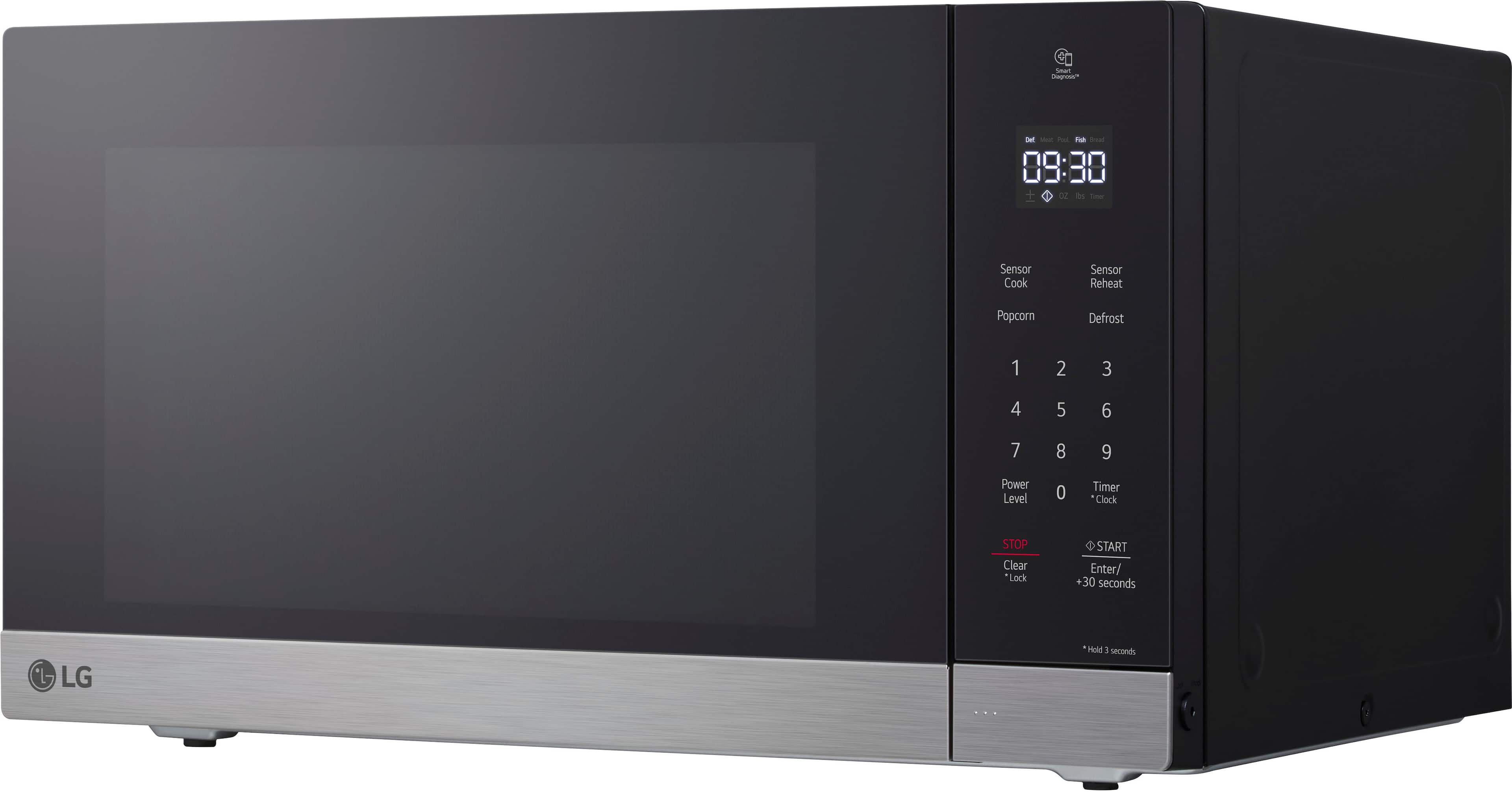 LG - 1.5 Cu. Ft. Countertop Microwave with Sensor Cooking and Smart Inverter - Stainless Steel - Image 4