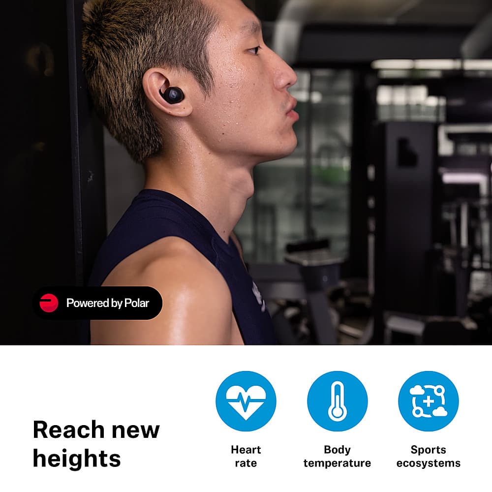 Sennheiser - MOMENTUM Sport Earbuds - Black - Image 9