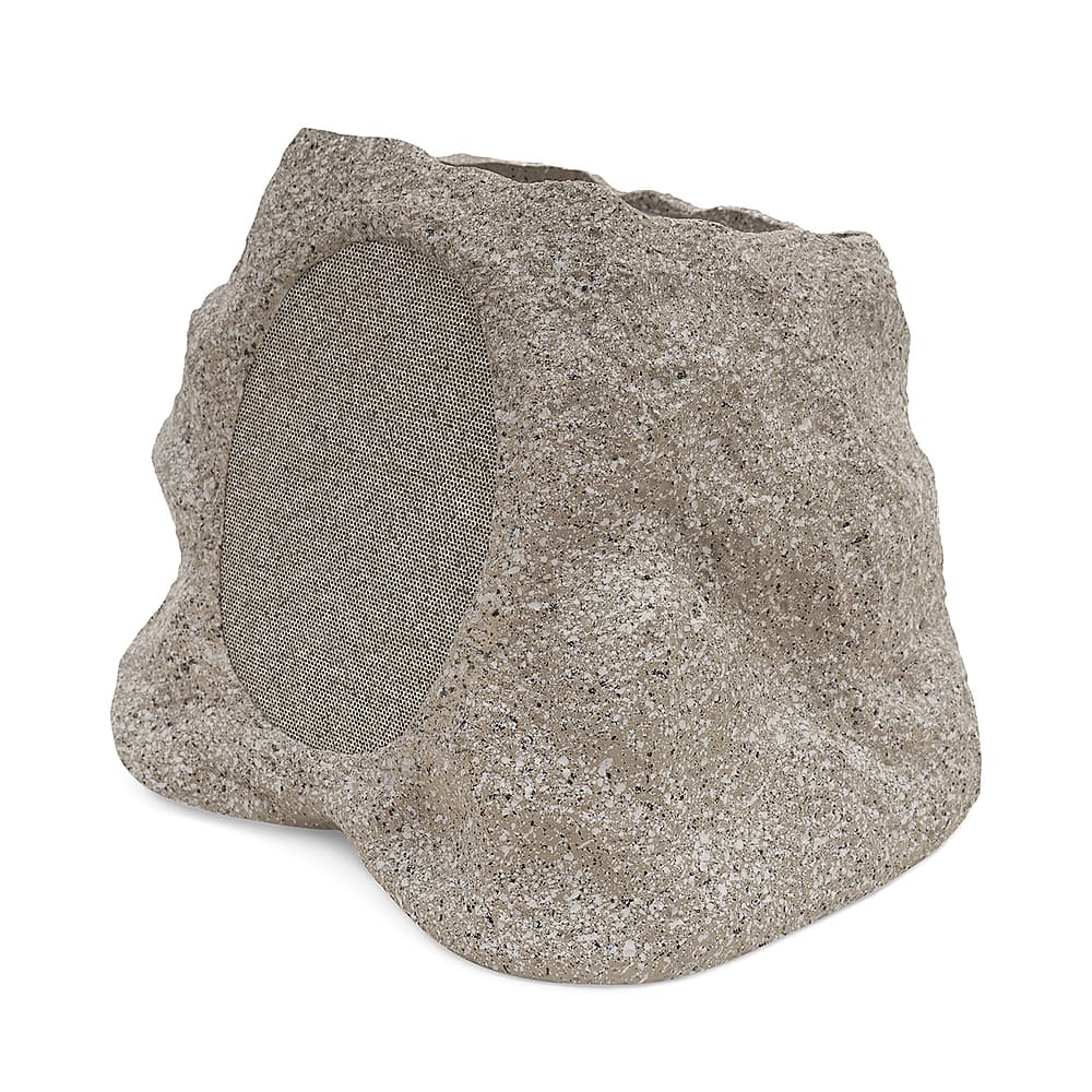 Victrola - Outdoor Wireless Bluetooth Solar Rock Speaker Connect (Each) - Stone - Image 2