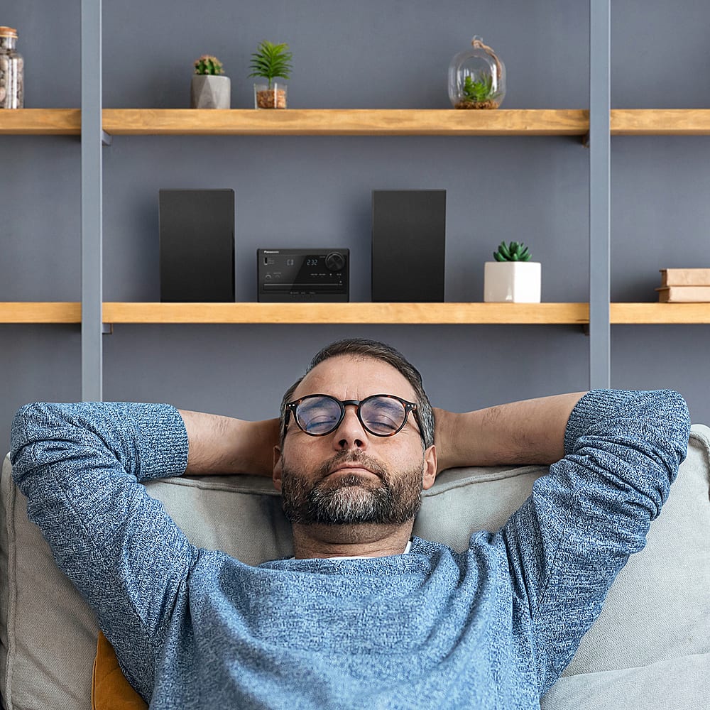 Panasonic - Stereo System with CD, Bluetooth and Radio, 20W - Black - Image 6