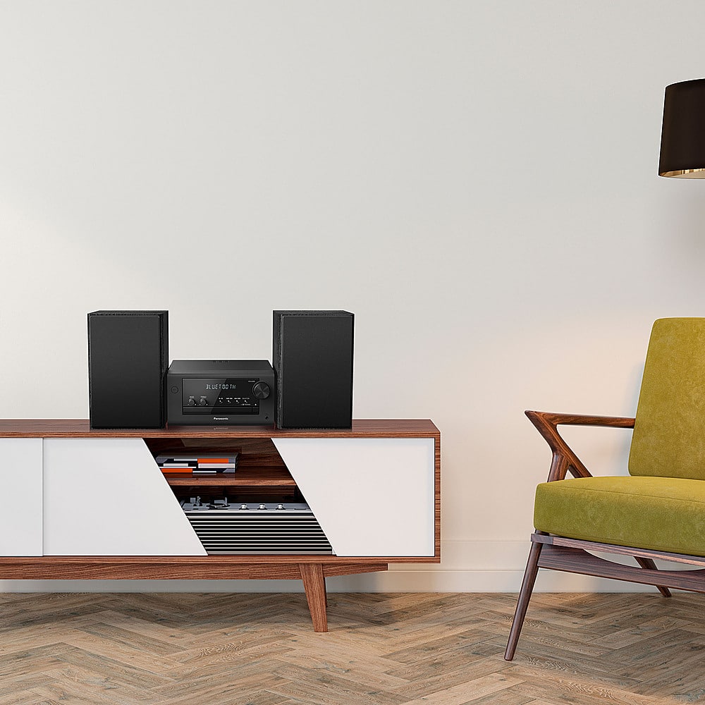 Panasonic - Stereo System with CD, Bluetooth and Radio, 80W - Black - Image 5