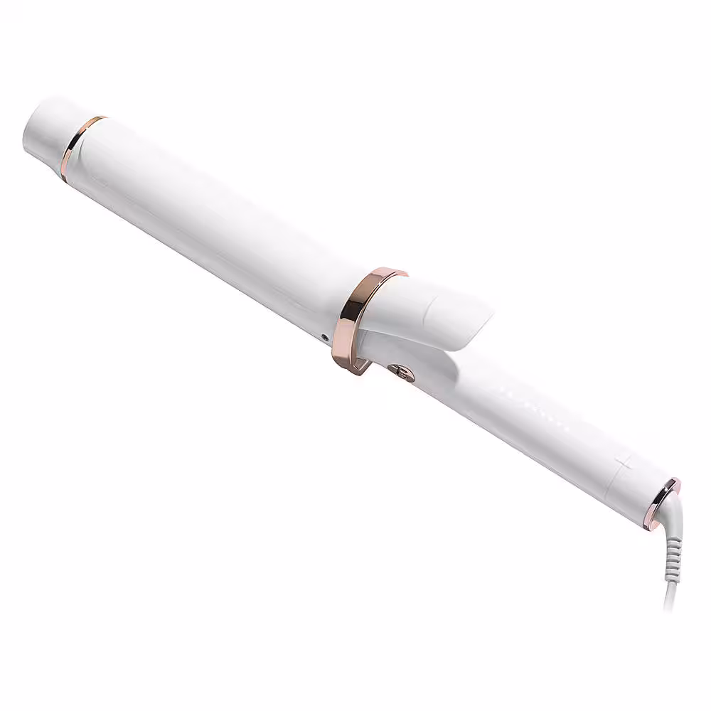 T3 - SinglePass Curl X 1.5" Ceramic Extra-Long Barrel Curling Iron - White