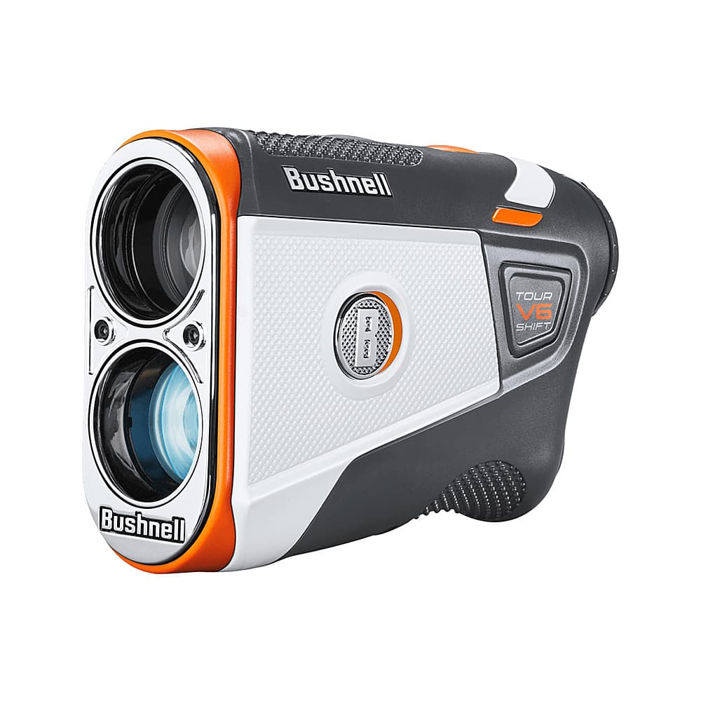 Bushnell - Tour V6 Shift Patriot Pack Golf Rangefinder - White/Orange
