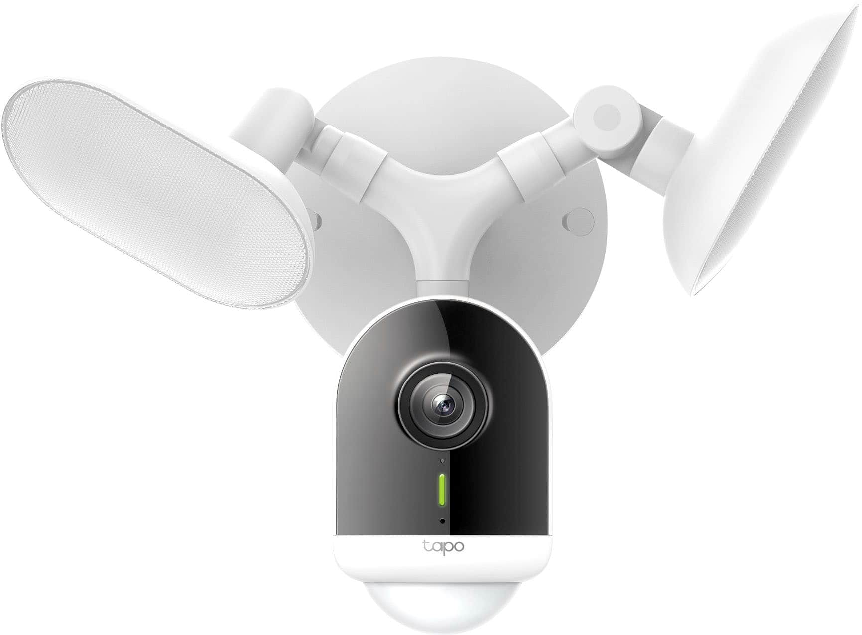 TP-Link - Tapo Wired Floodlight Wi-Fi Security 2K Camera with Utra-Bright Dimmable Floodlights - No Monthly Fees - White - Image 2