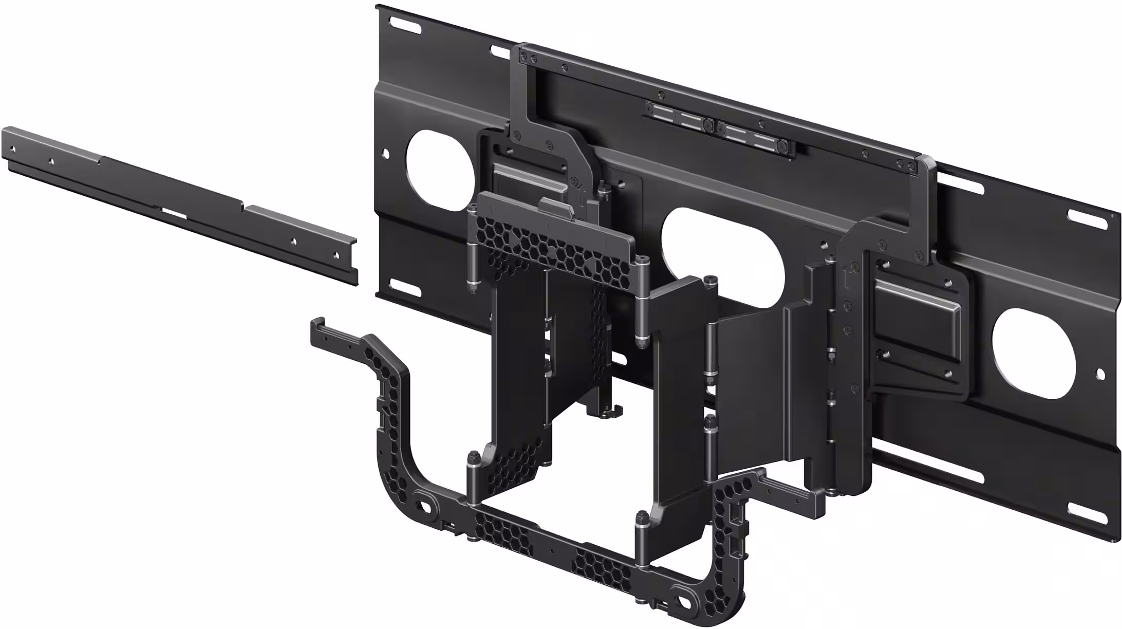 Sony - Ultra-slim TV Wall Mount Sits 1.02” From Wall - Black