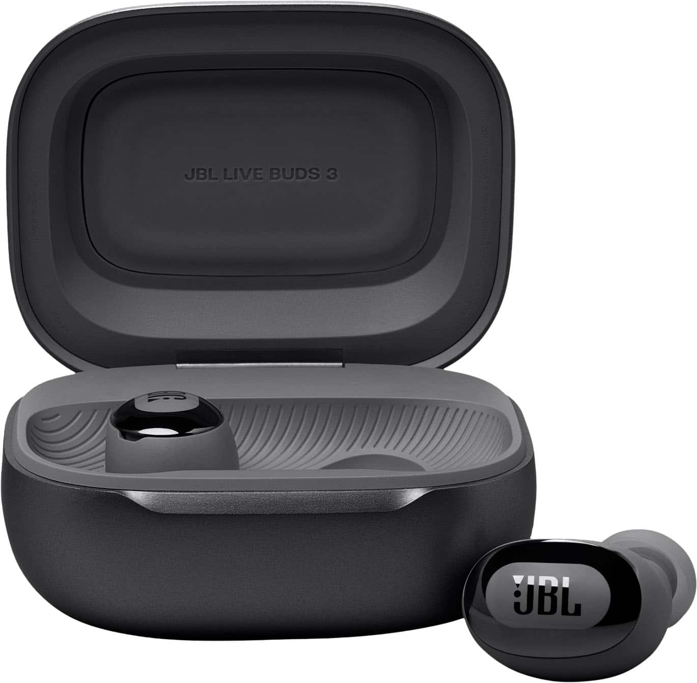JBL - Live Buds 3 True Wireless Noise Cancelling Earbuds - Black - Image 2