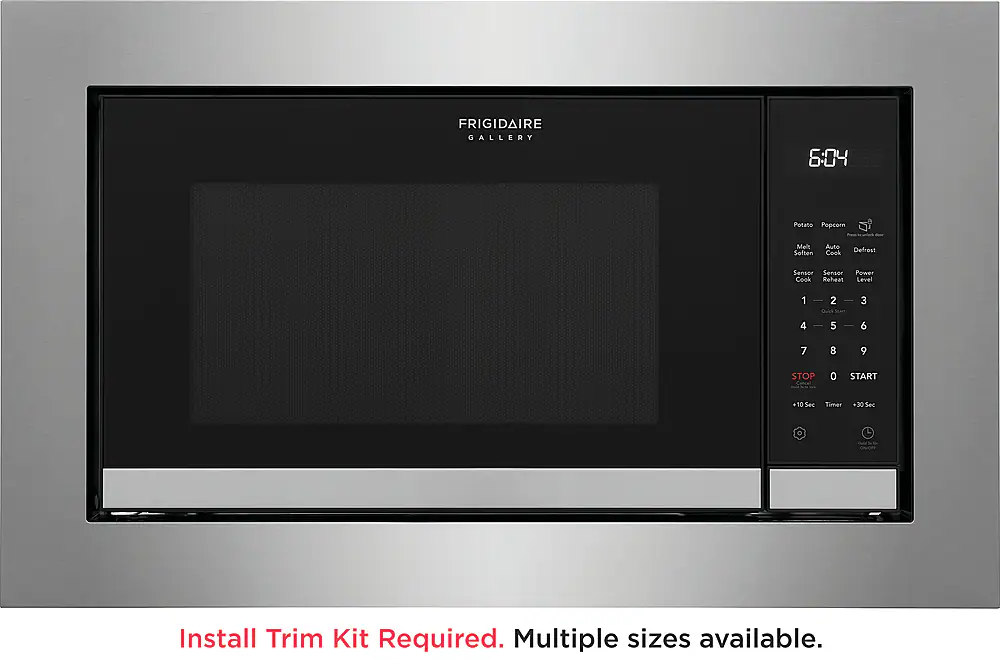 Frigidaire - Gallery 2.2 Cu. Ft. Built-In Microwave with Sensor Cooking - Stainless Steel - Image 2