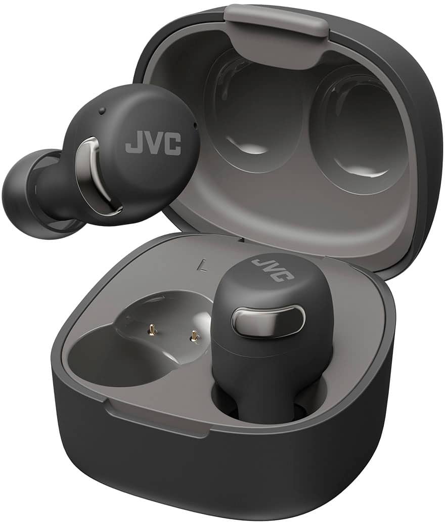 JVC - In-Ear True Wireless Noise Canceling Headphones - Black - Image 2