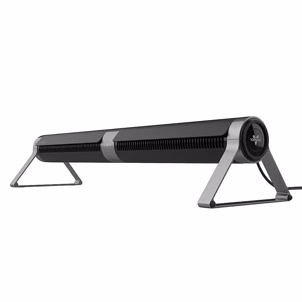 Vornado - Airbar 6 44" Tower Fan and Horizontal Airbar with Remote Control, 3 Speed Settings - Black - Image 2