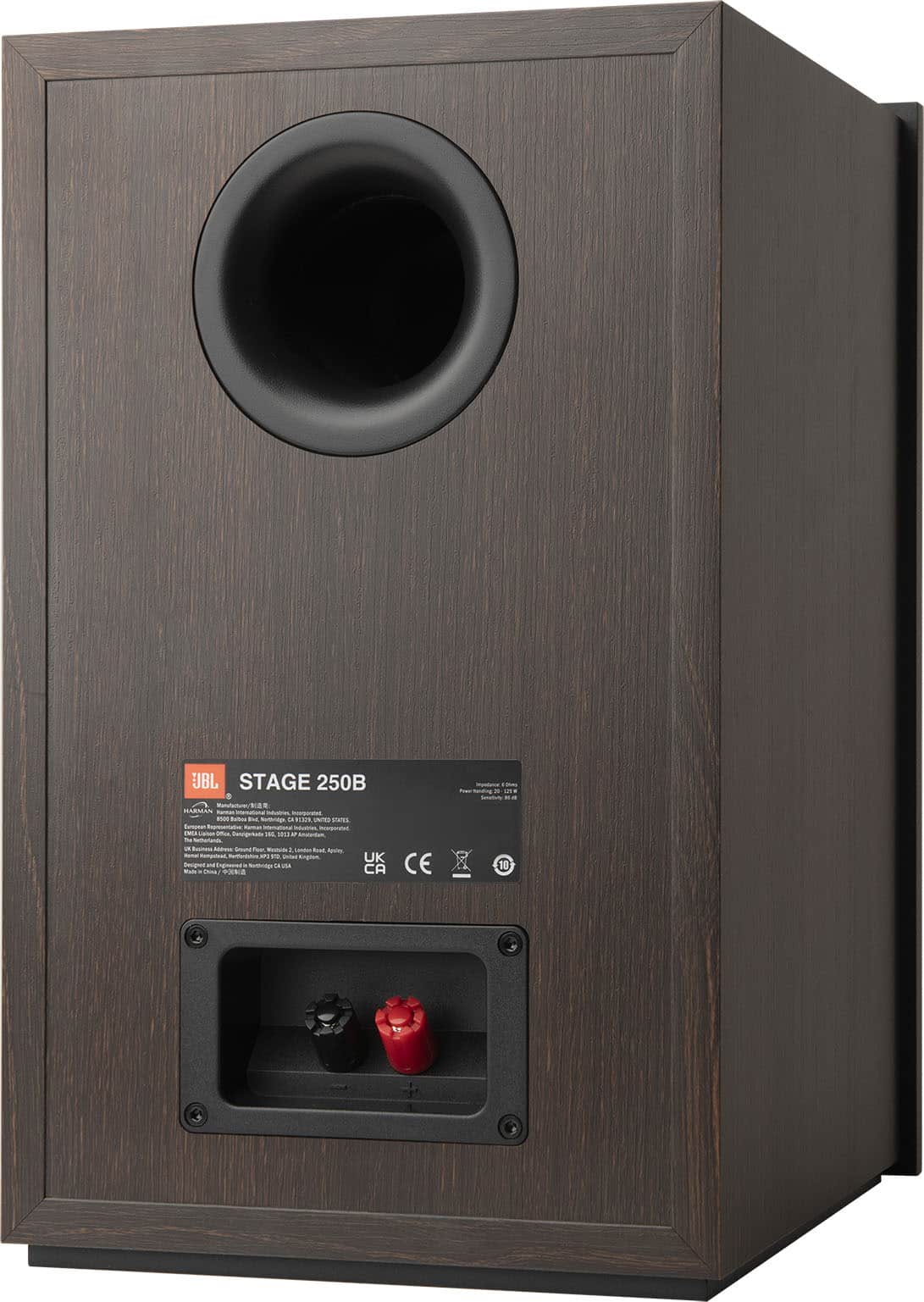 JBL - Stage2 250B 2-Way 5.25-inch (130mm) Bookshelf Loudspeaker - Pair - Espresso - Image 11