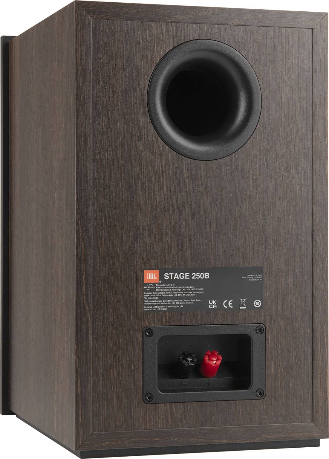 JBL - Stage2 250B 2-Way 5.25-inch (130mm) Bookshelf Loudspeaker - Pair - Espresso - Image 12