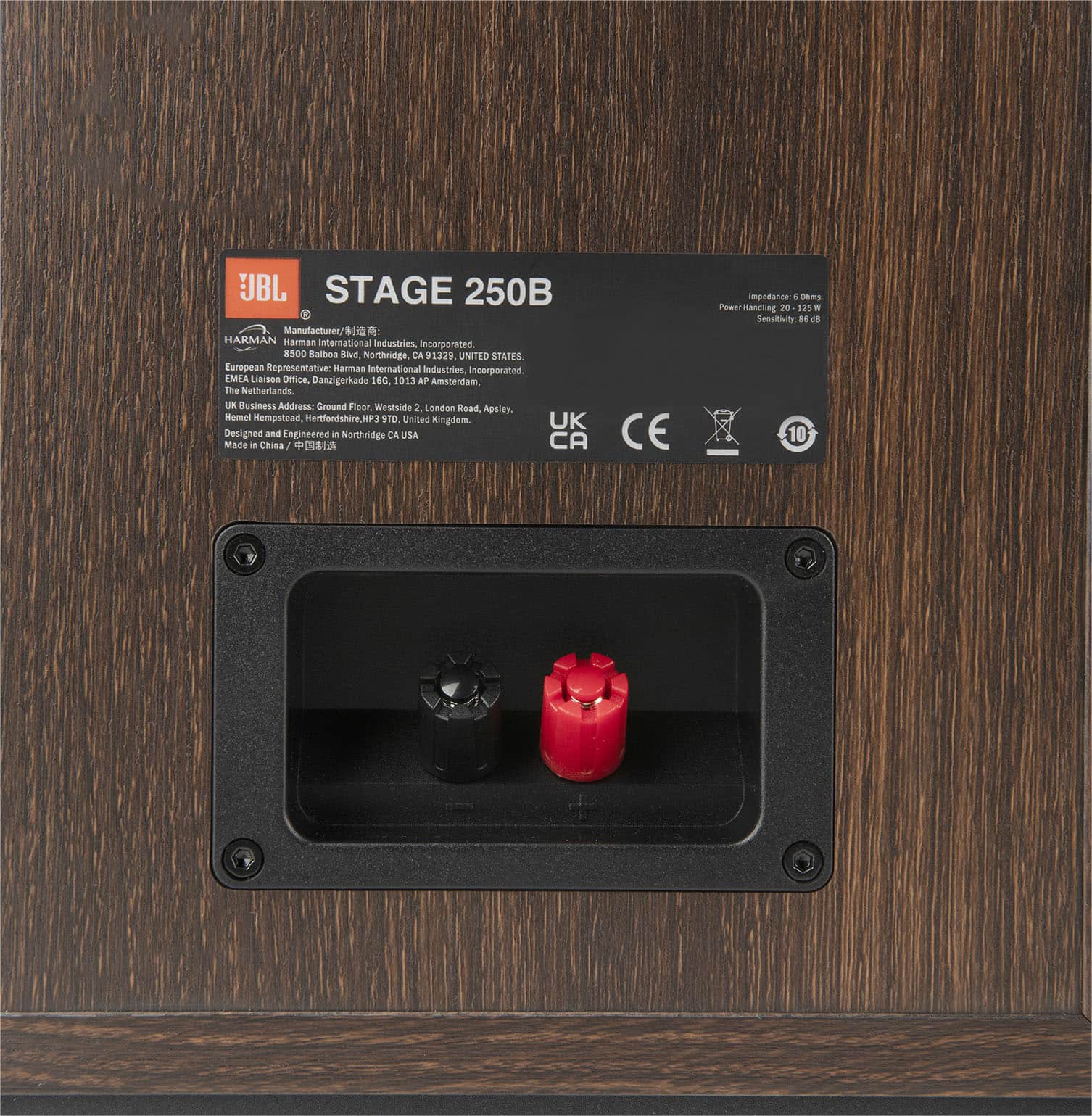 JBL - Stage2 250B 2-Way 5.25-inch (130mm) Bookshelf Loudspeaker - Pair - Espresso - Image 16