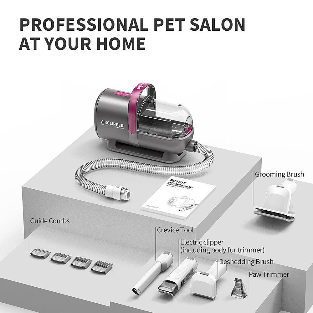 Petkit - FurWaker 5-1 Grooming Kit - Grey - Image 2