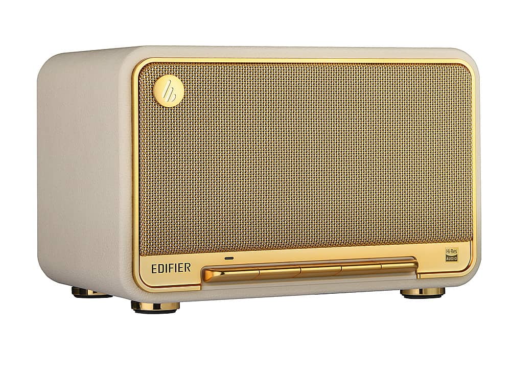 Edifier - D32 Portable Bluetooth 5.3 Wireless Speaker with Apple AirPlay High Resolution Audio and 11 Hour Battery Life - Ivory - Image 9