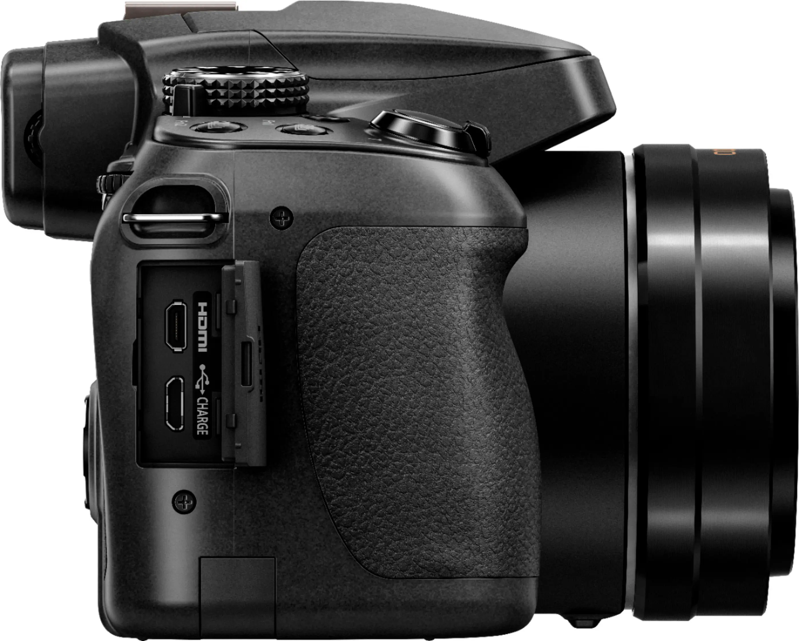 Panasonic - LUMIX FZ80D 18.1 Megapixels 4K Photo Point and Shoot Digital Camera with 60X Zoom Lens - Black - Image 4