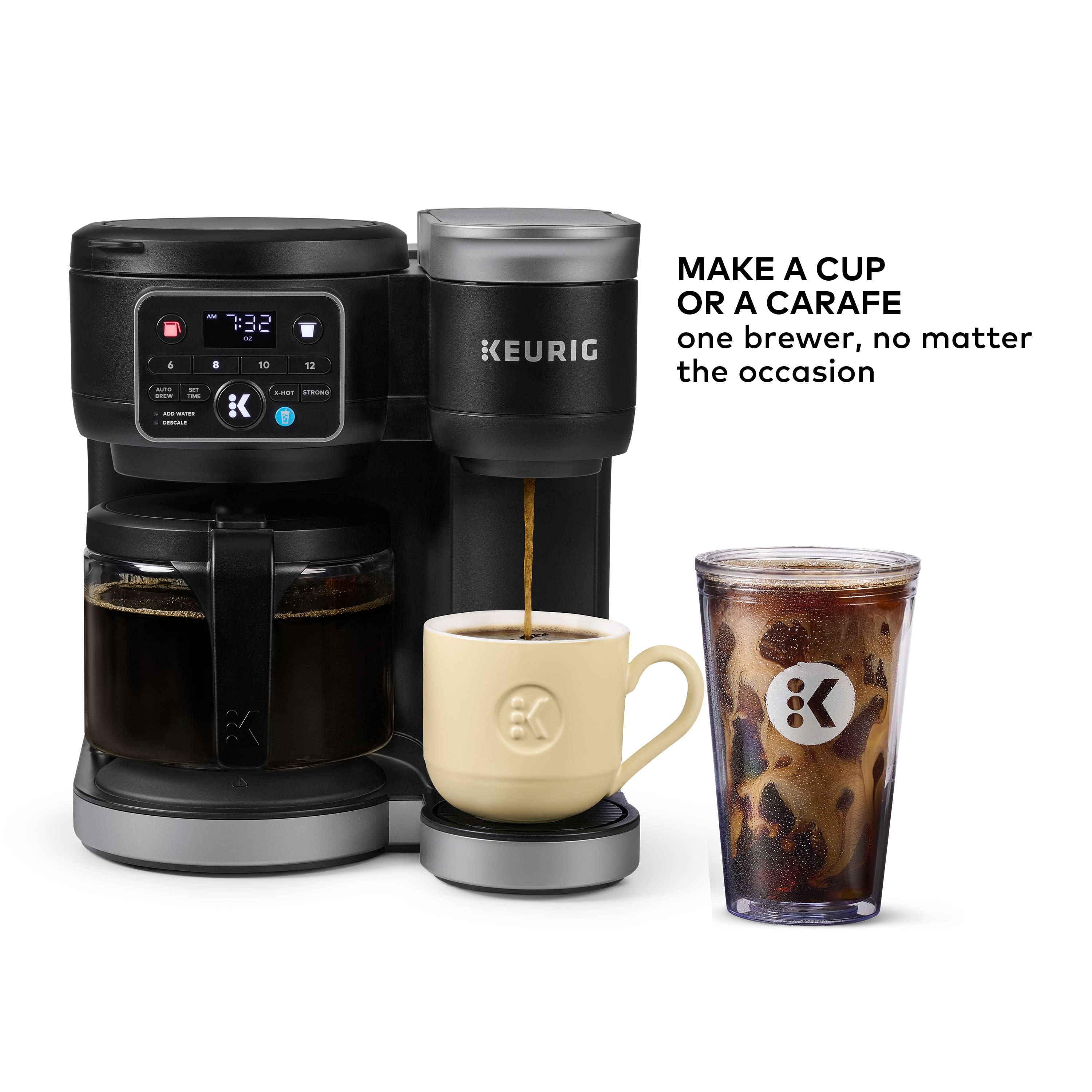 Keurig - K-Duo Single Serve & Carafe Coffee Maker - Black - Image 14