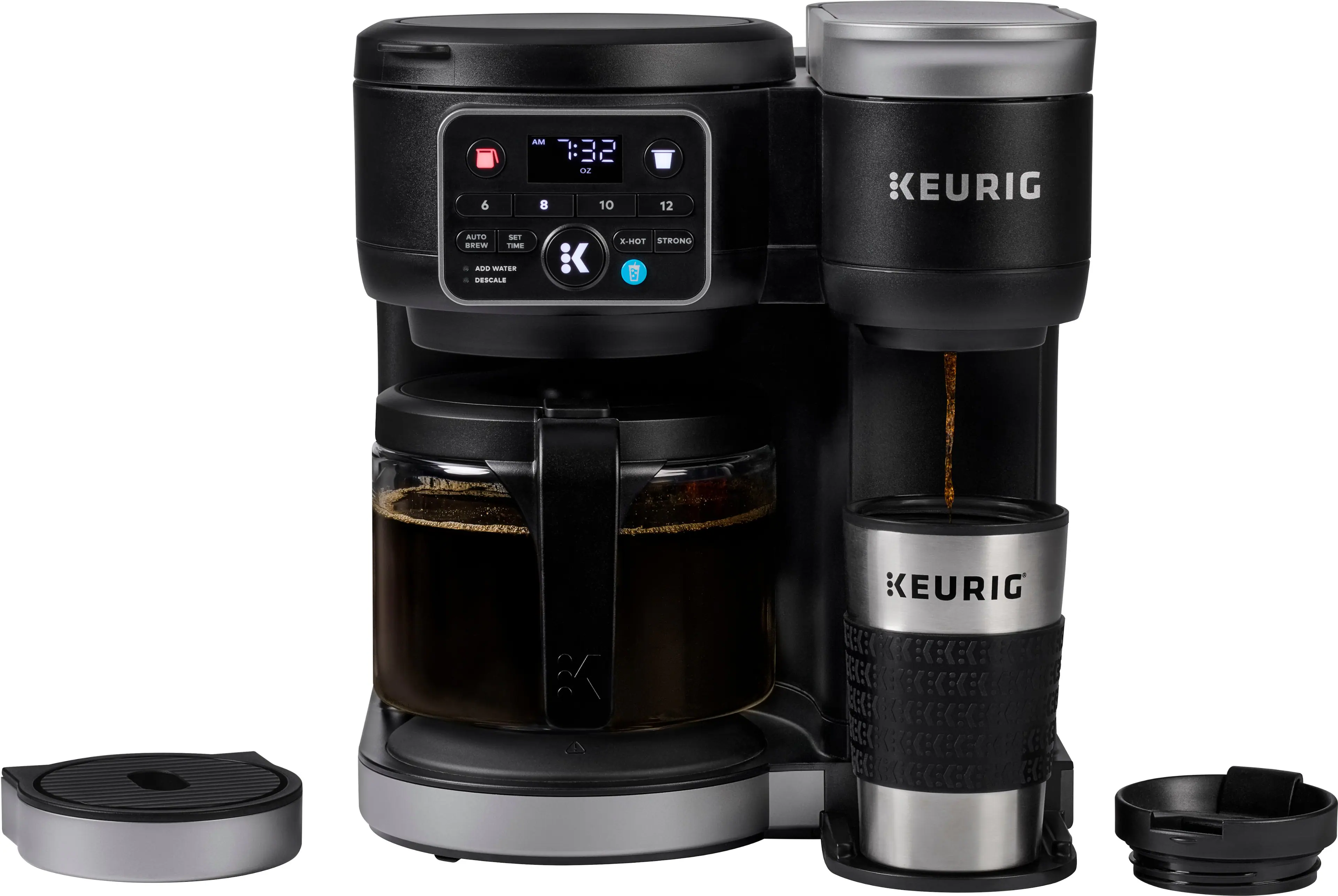Keurig - K-Duo Single Serve & Carafe Coffee Maker - Black - Image 3