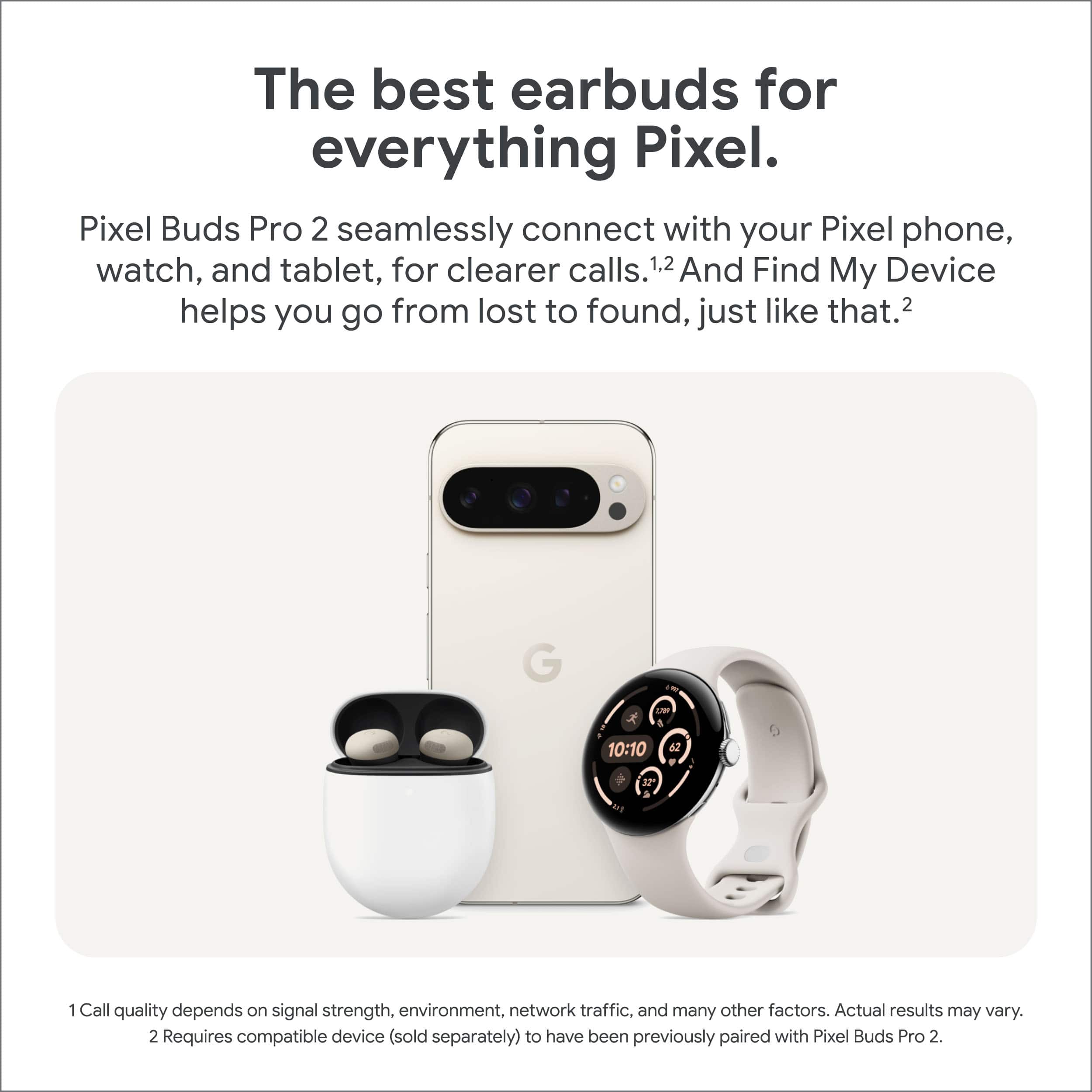 Google - Pixel Buds Pro 2 - Wireless Earbuds with Active Noise Cancellation – Bluetooth Headphones - Hazel - Image 12