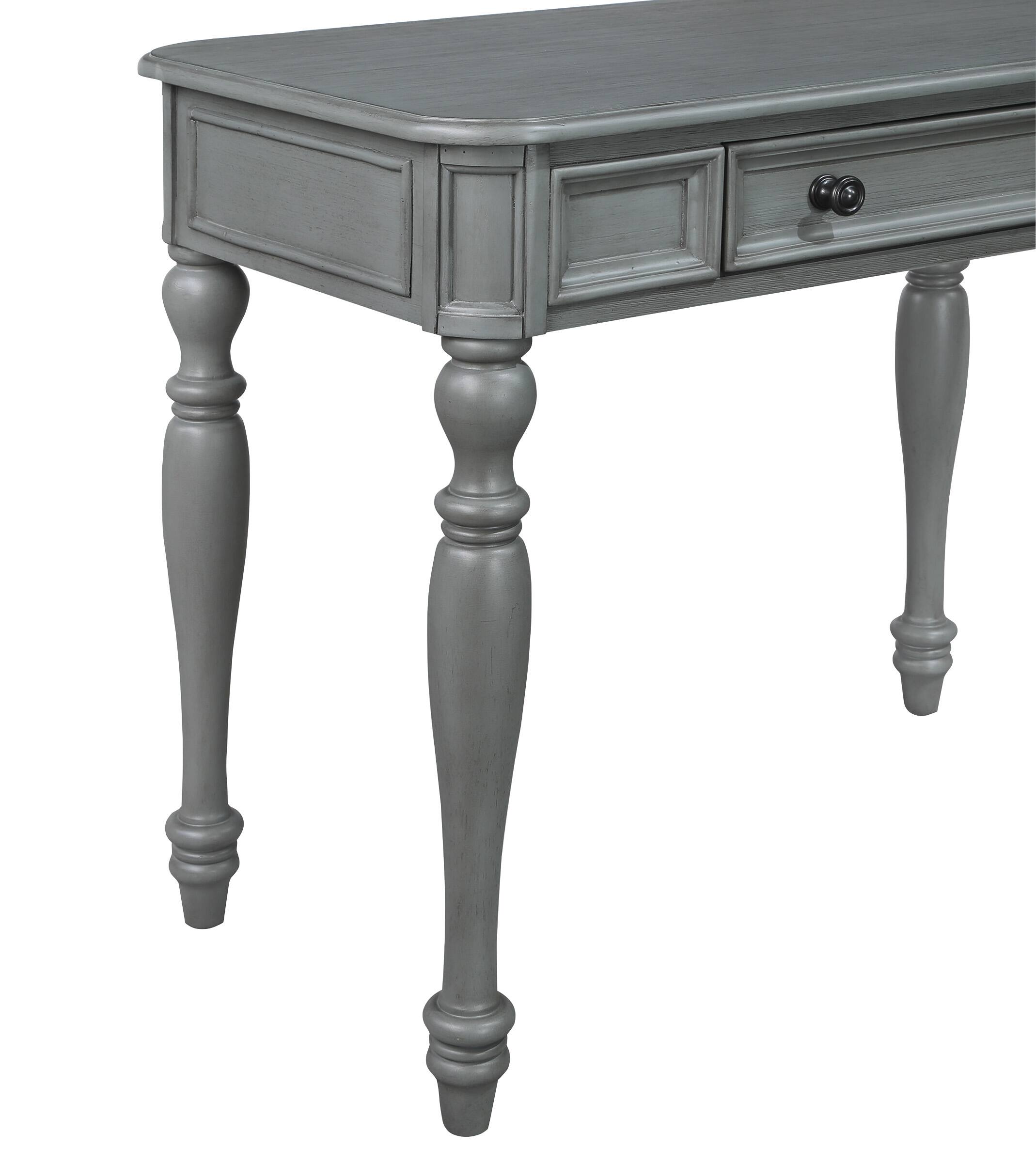 OSP Home Furnishings - Country Meadows 36" Desk - Plantation Grey - Image 8