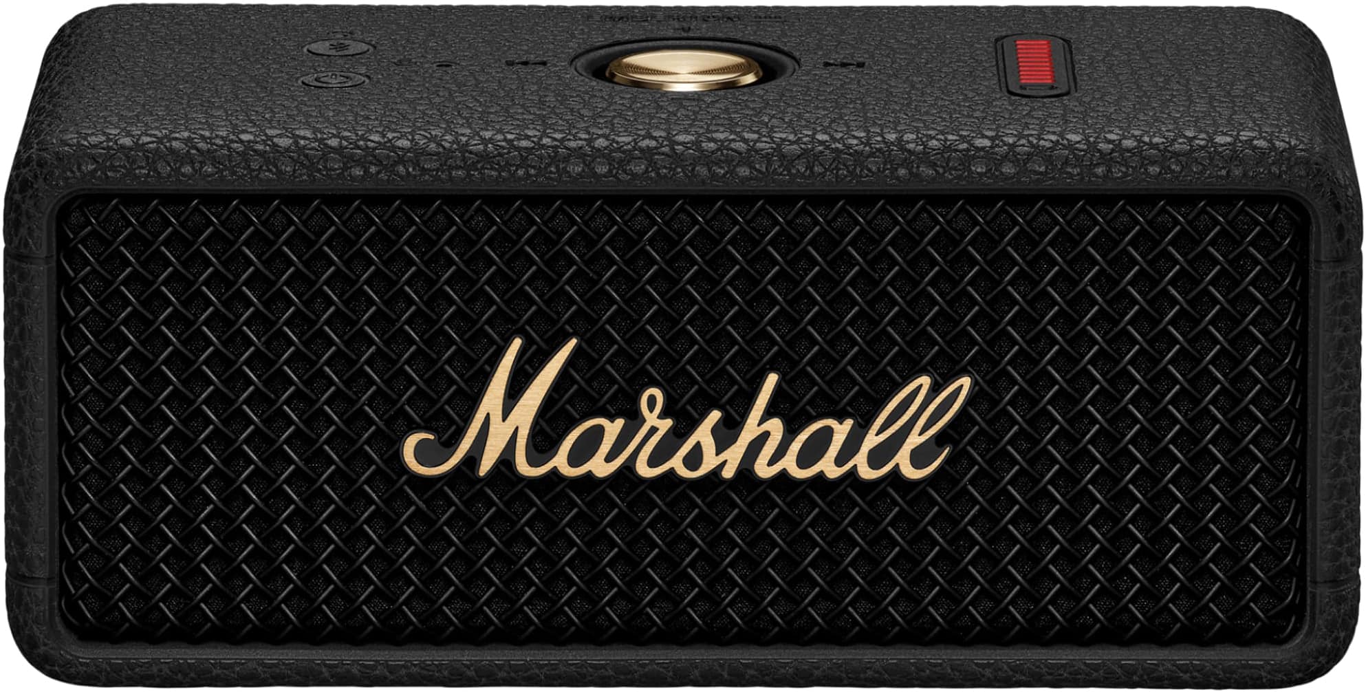 Marshall - Emberton III Portable Bluetooth Speaker - Black and Brass