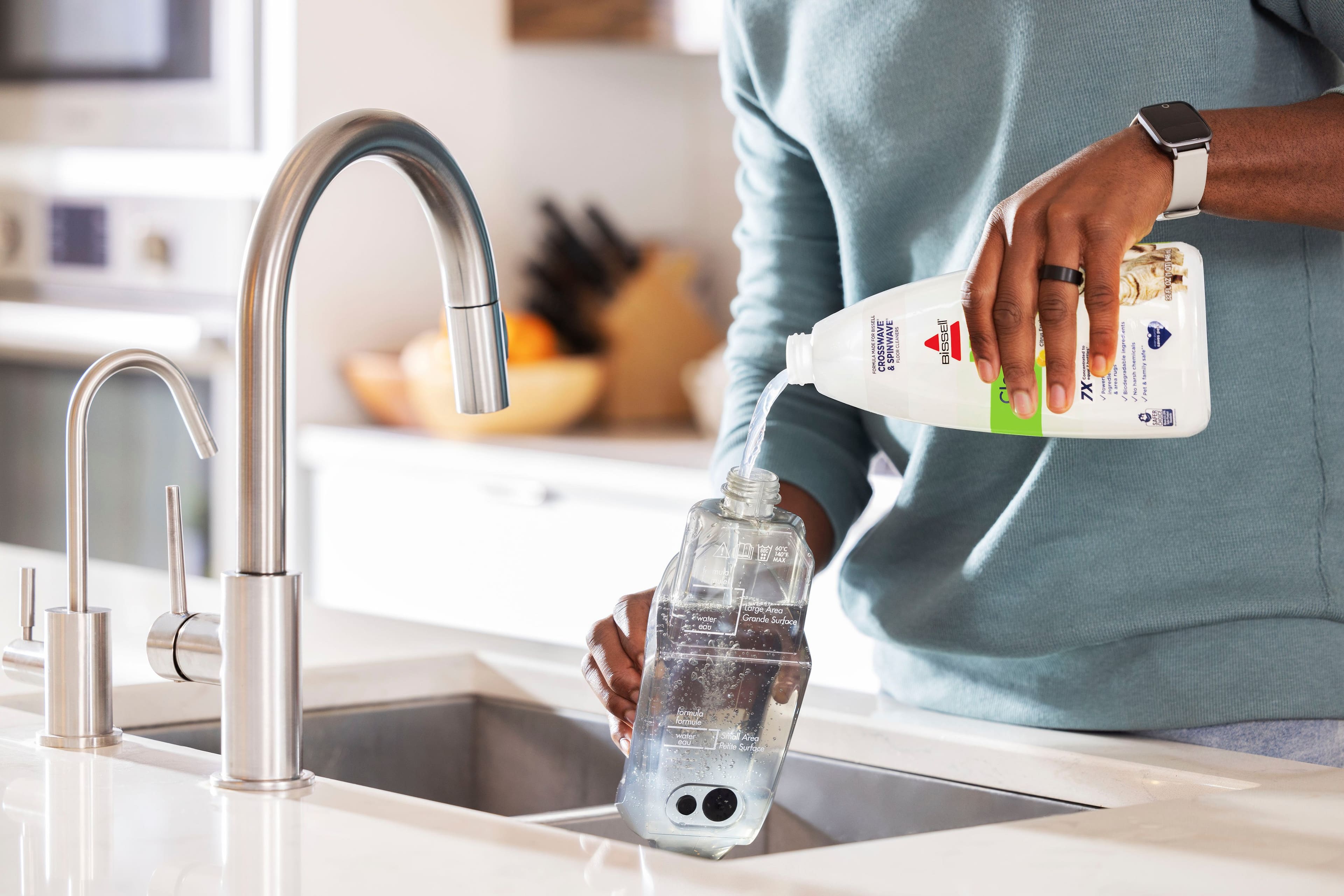 BISSELL - Crosswave Hydrosteam Corded Wet Dry Vac - Titanium/Cooper Harbor - Image 9