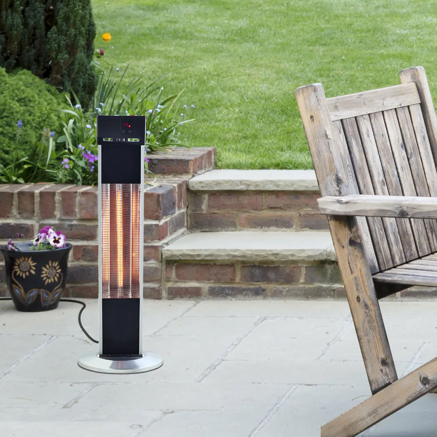 Lifesmart - Outdoor Infrared Tower Heater - Black - Image 11