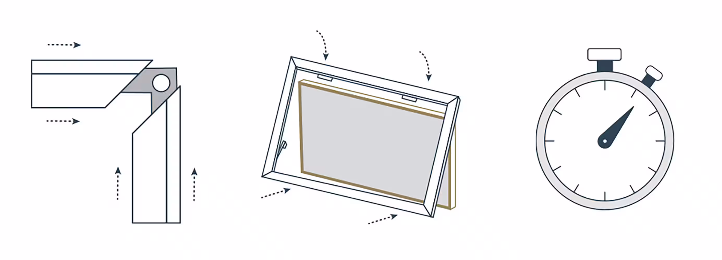 Deco TV Frames - Premiere Bezel for Samsung the Frame TV - 43" - Contemporary Gold - Image 5