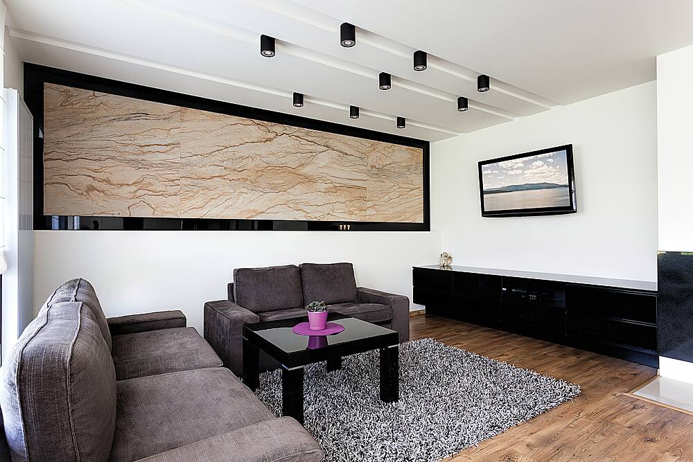 Peerless-AV - SmartMountXT Tilt Display Wall Mount For Most 39" - 75" Flat Panel Displays - Semi-gloss Black, Black - Image 3