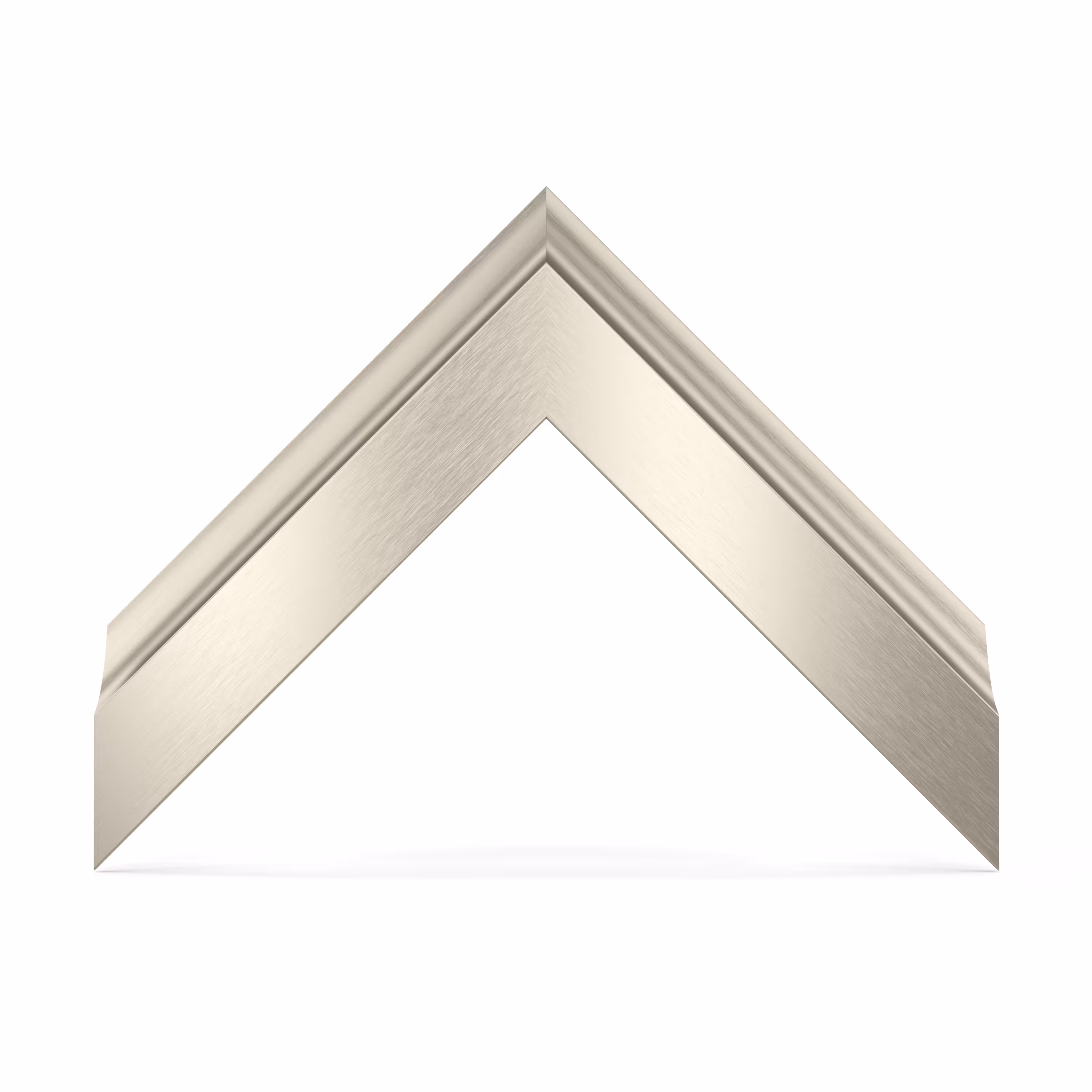 Deco TV Frames - Alloy Scoop Bezel for Samsung The Frame and Frame Pro TV - 65" - German Silver - Image 4