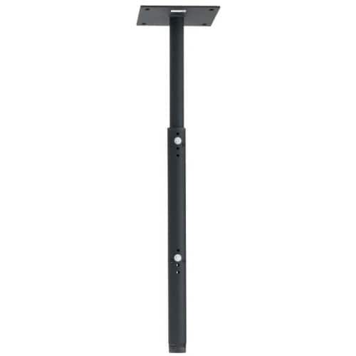 Chief - 8" SQUARE CEILING PLATEW/ADJUSTABLE COLUMN - Black