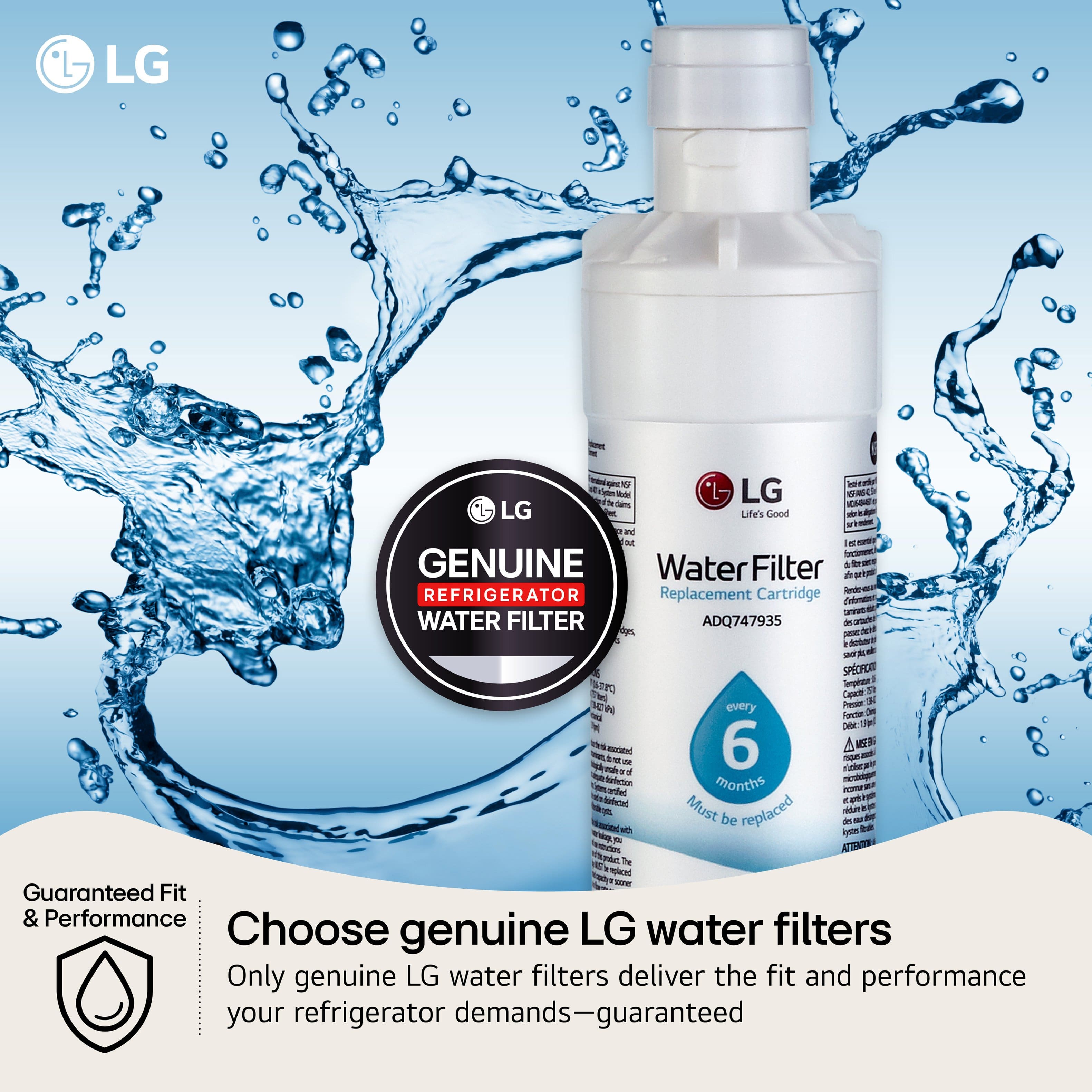 Water Filter for Select LG Refrigerators - White - Image 7