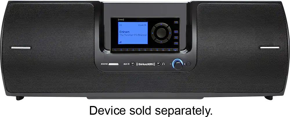 SiriusXM - SD2 Portable Speaker Dock - Black