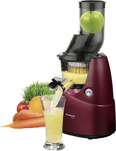 Kuvings - Wide-Mouth Slow Juicer - Pearl Red - Image 3