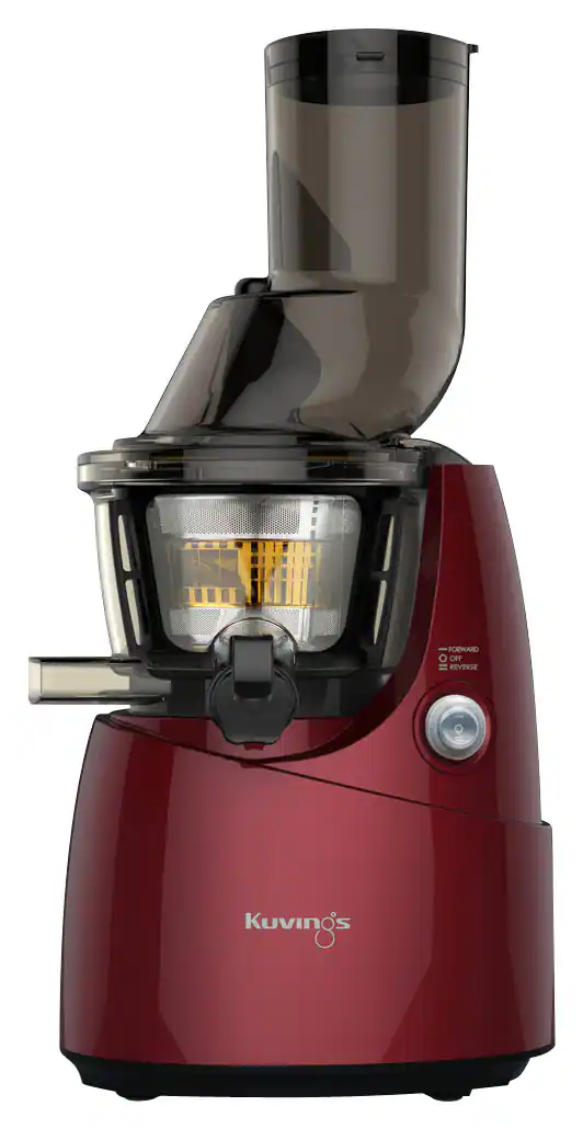 Kuvings - Wide-Mouth Slow Juicer - Pearl Red - Image 2