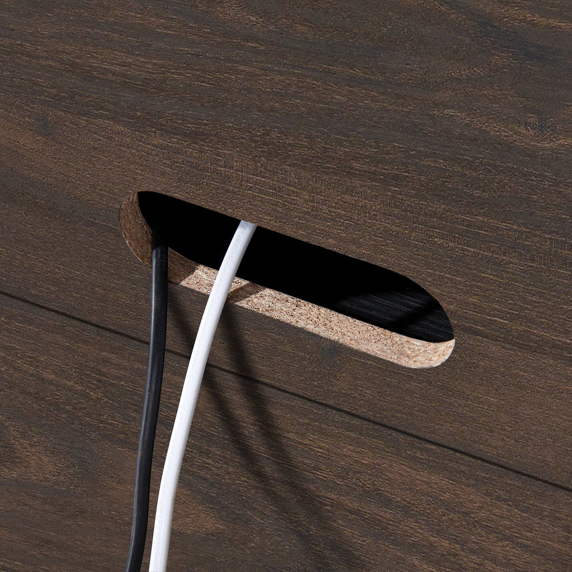 Camden&Wells - Quincy Log Fireplace TV Stand for Most TVs up to 65" - Alder Brown - Image 9