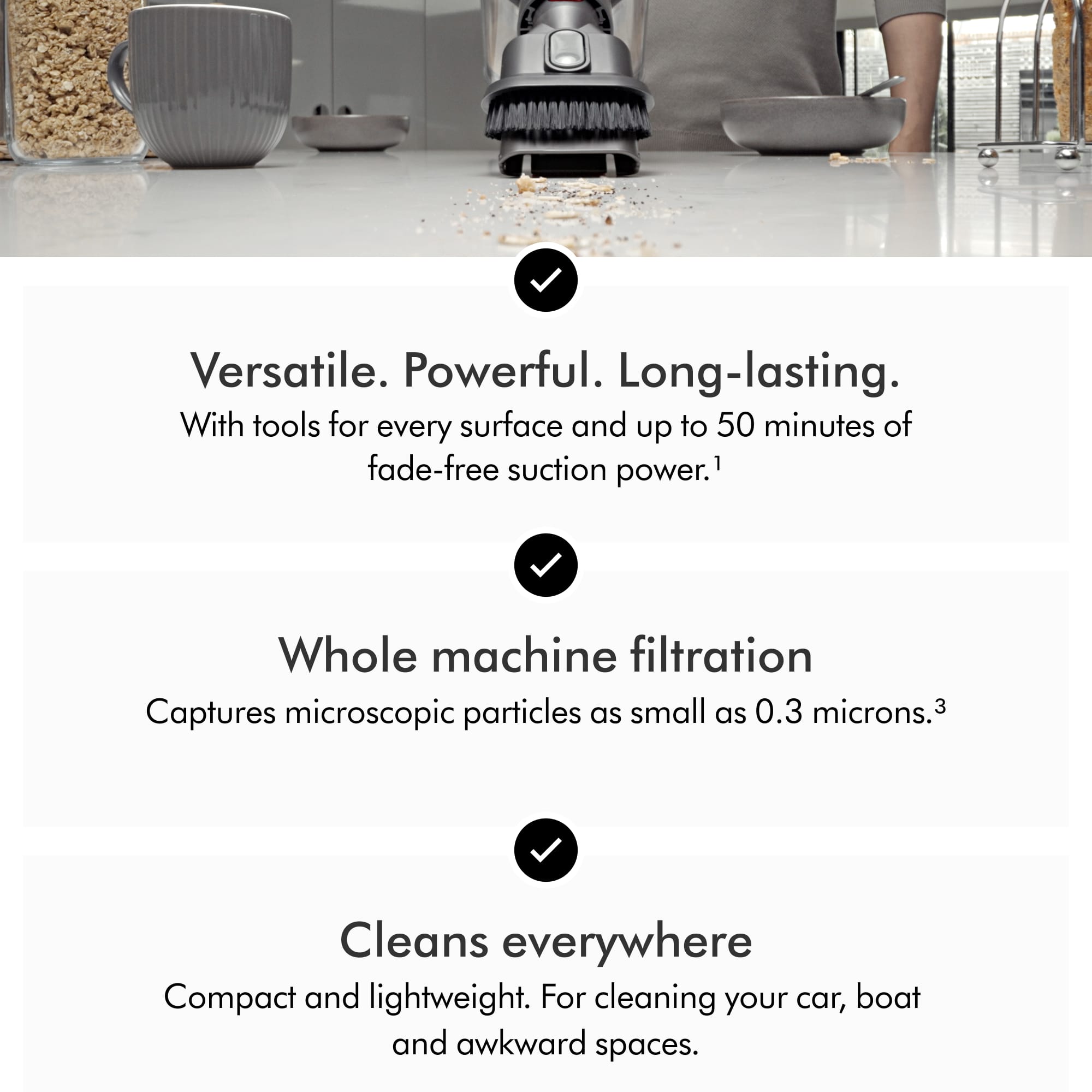 Dyson - Car+Boat Handheld Cordless Vacuum with 3 Accessories - Silver - Image 7