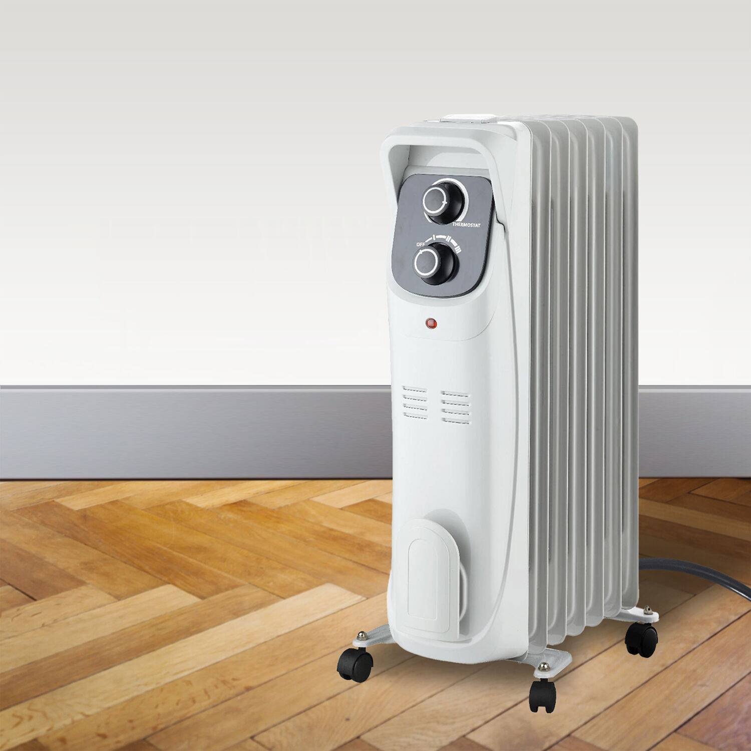 Lifesmart - 1500W Oil Filled Radiator - White - Image 7