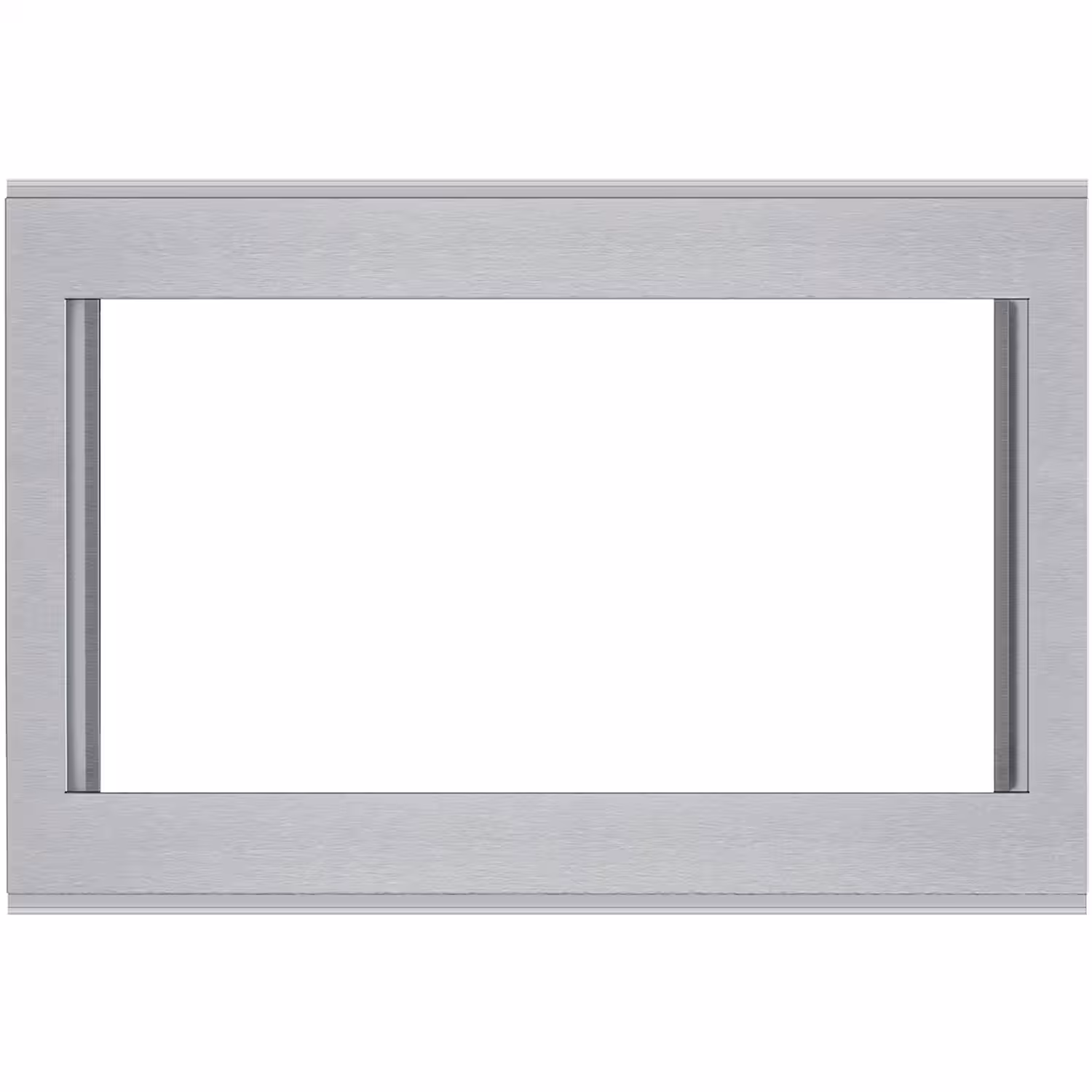Sharp - 30 in. Built-In Microwave Trim Kit for SMC2266HS - Silver