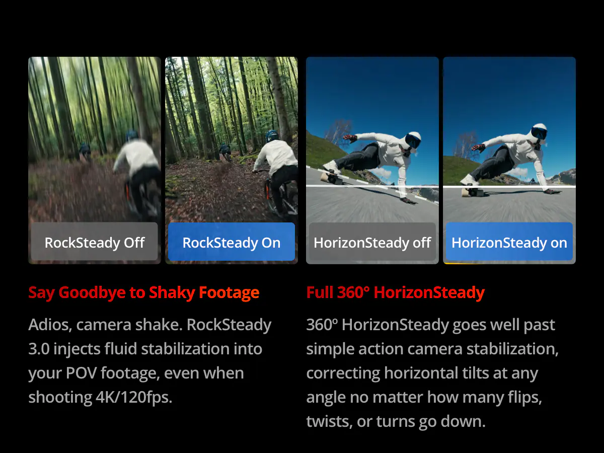 DJI - Osmo Action 4 4K Action Camera Standard Bundle - Gray - Image 18