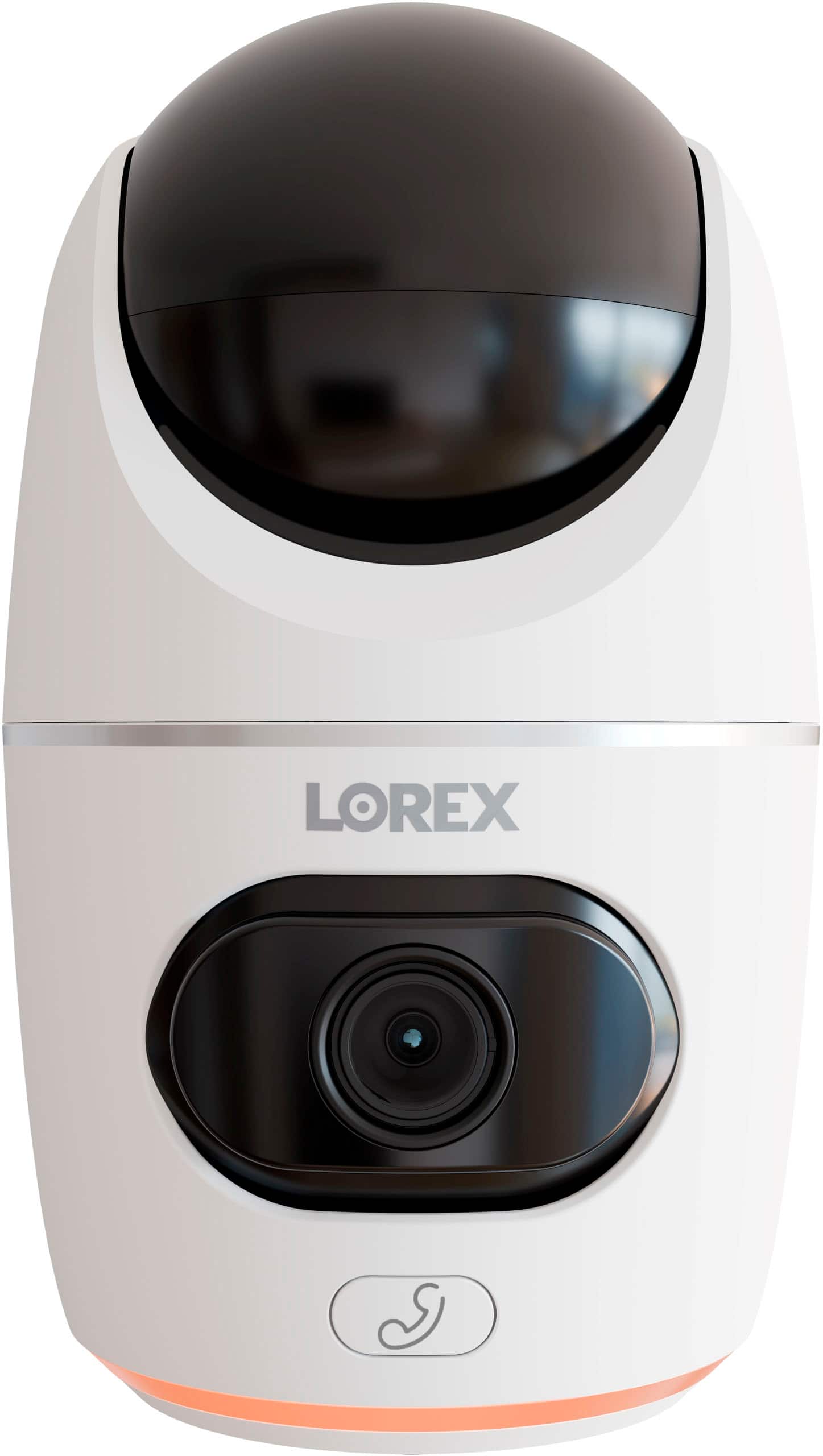 Lorex - 2K Dual Lens Indoor Pan-Tilt Wi-Fi Security Camera - White - Image 11