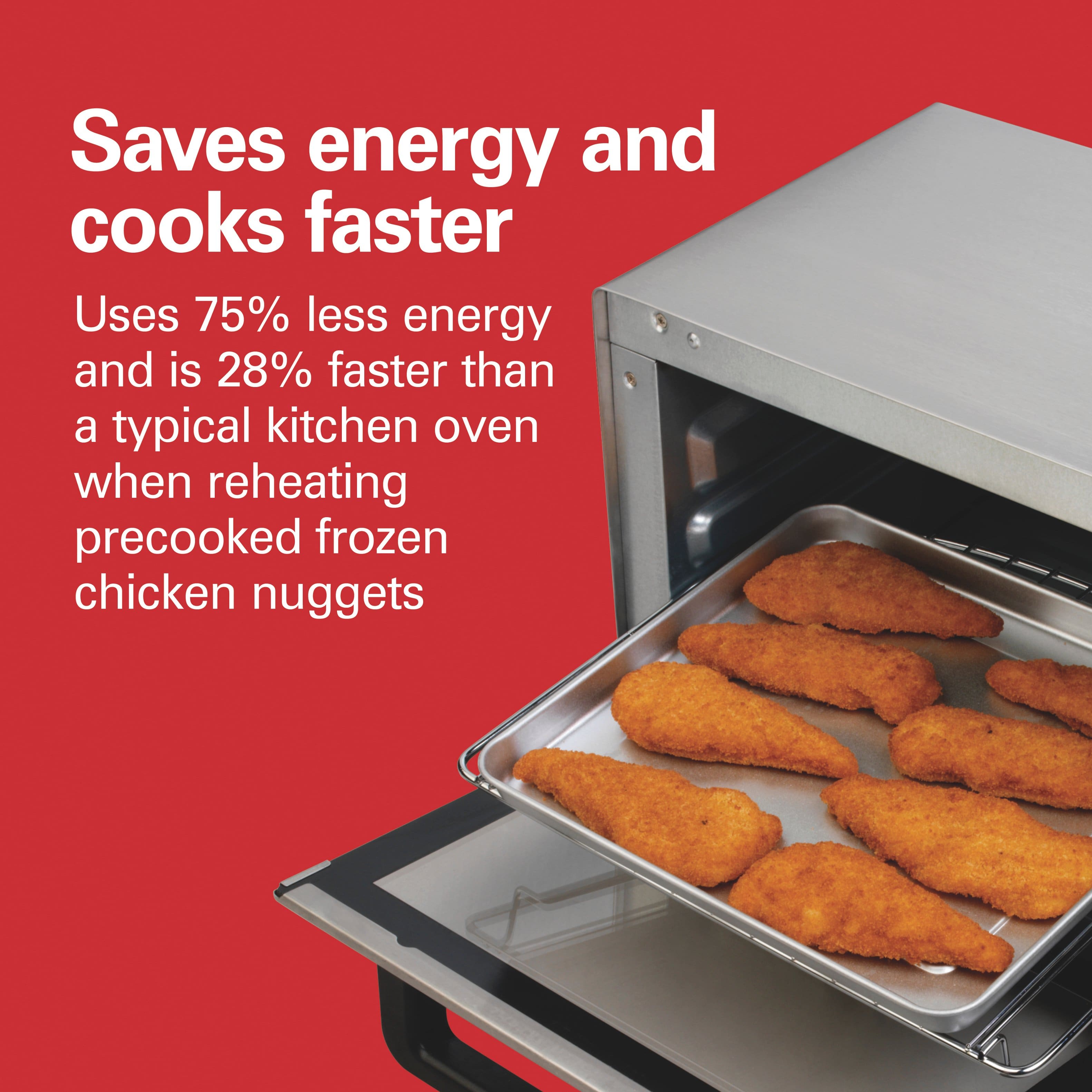 Hamilton Beach - 4 Slice Toaster Oven - Stainless Steel - Image 6