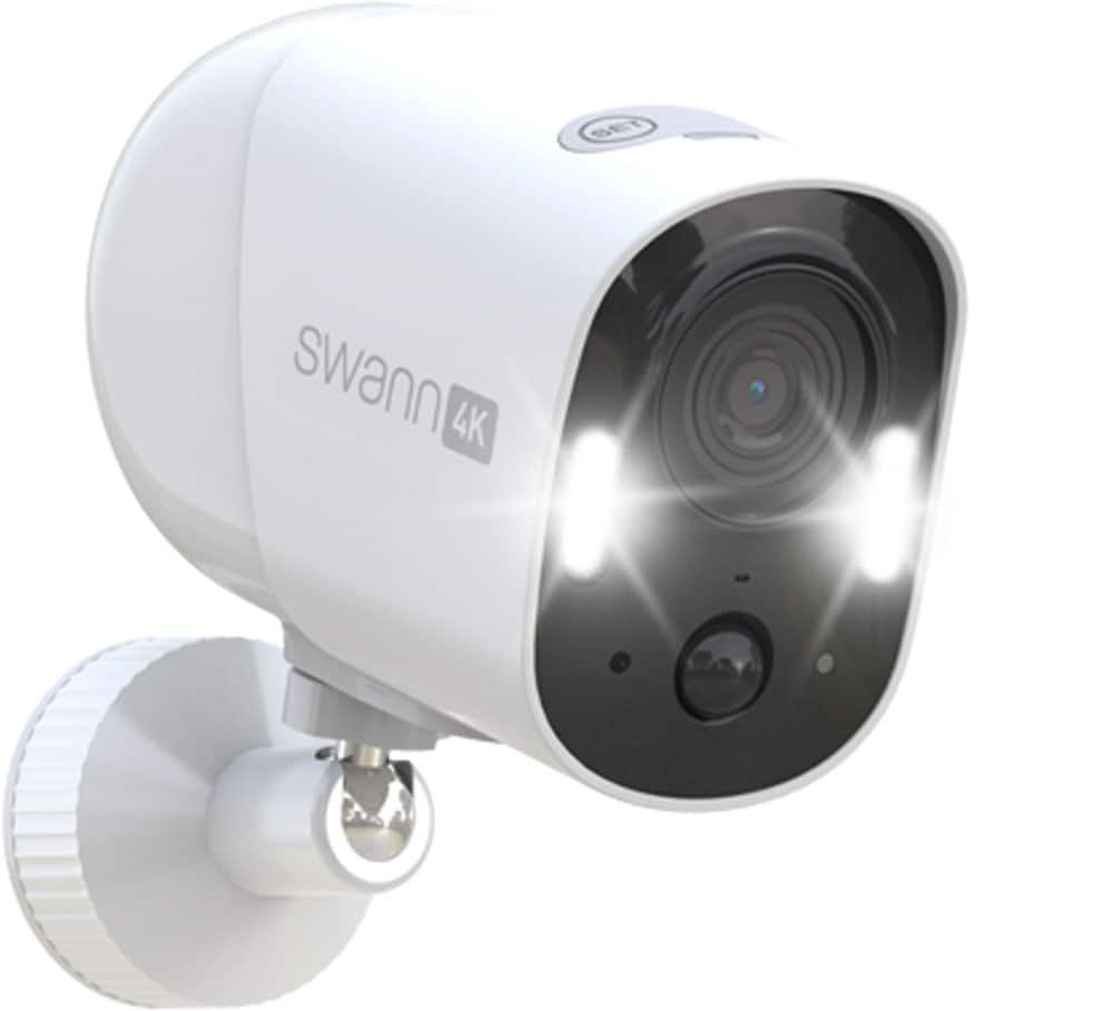 Swann - Xtreem4K Wireless Security Camera with 32GB Micro SD & Cloud Storage - White