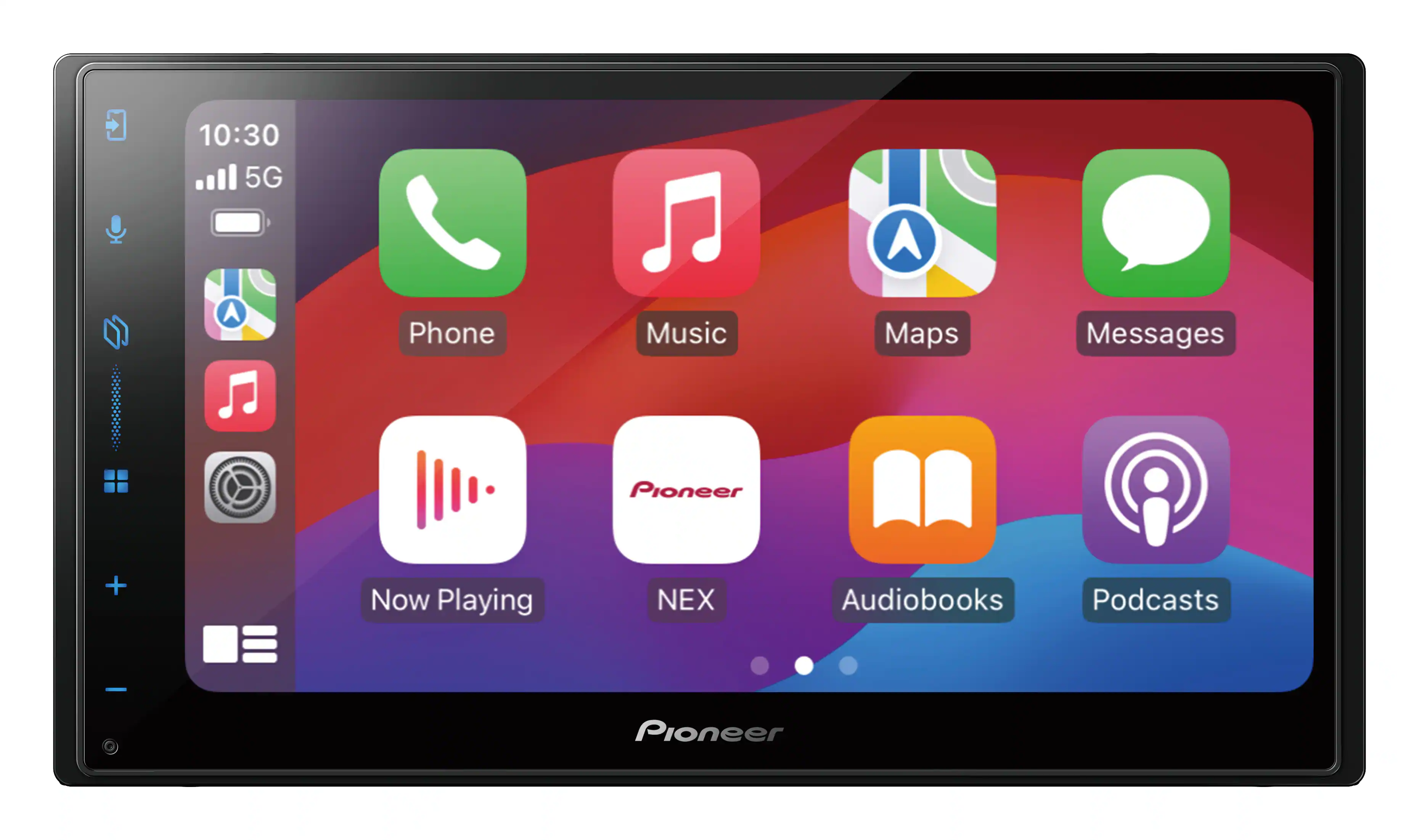 Pioneer - 6.8" – Wireless Android Auto™ and Apple CarPlay® Bluetooth® Digital Media (DM) Receiver - Black