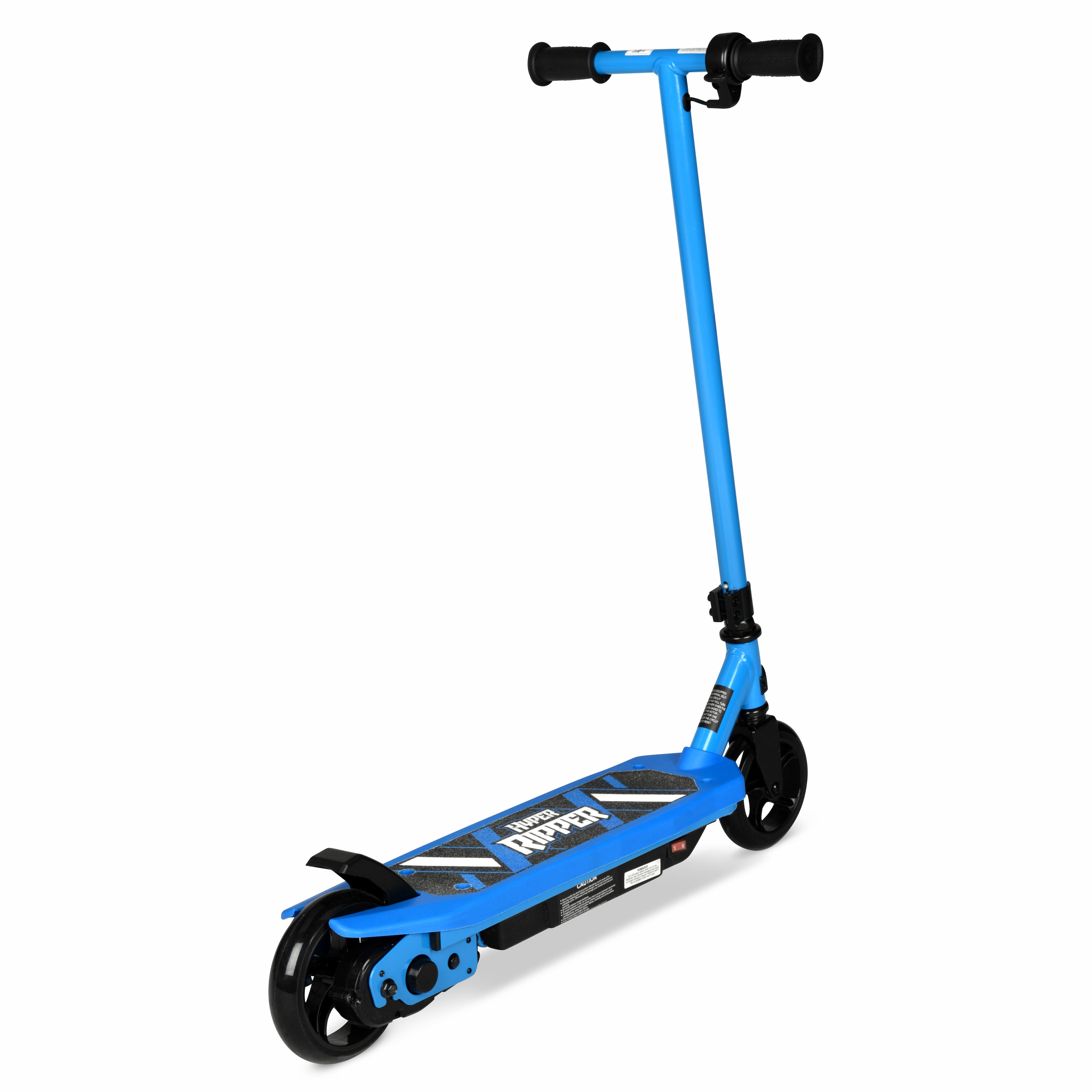 Hyper - Ripper Kids Electric Scooter with 10mph Max Speed - 6.5 Mile Range - Pressure Throttle - 120LB Weight Limit - 90W Motor - Blue - Image 3