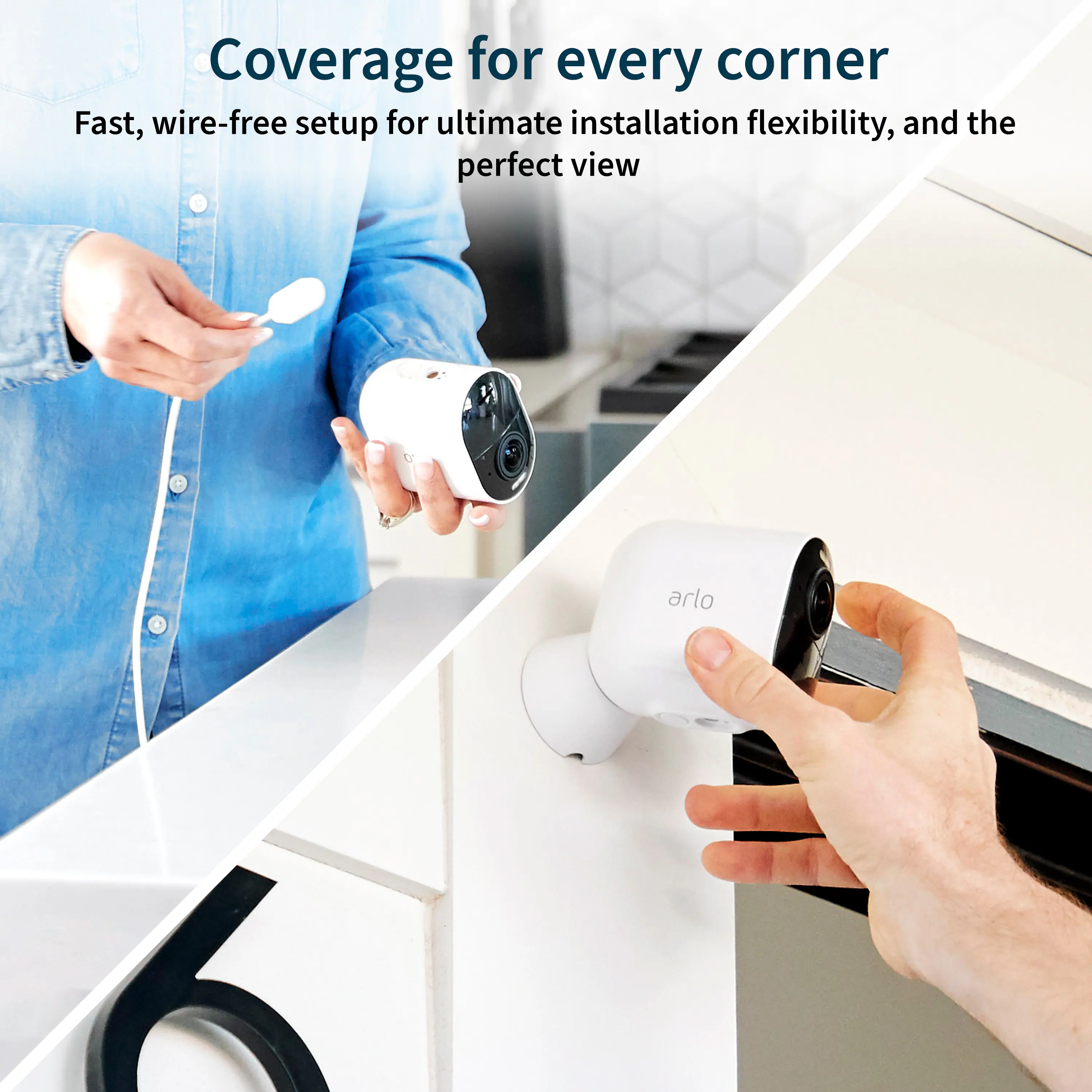 Arlo - Ultra 2 Add-on Camera Indoor/Outdoor Wireless 4K Security System - White - Image 2