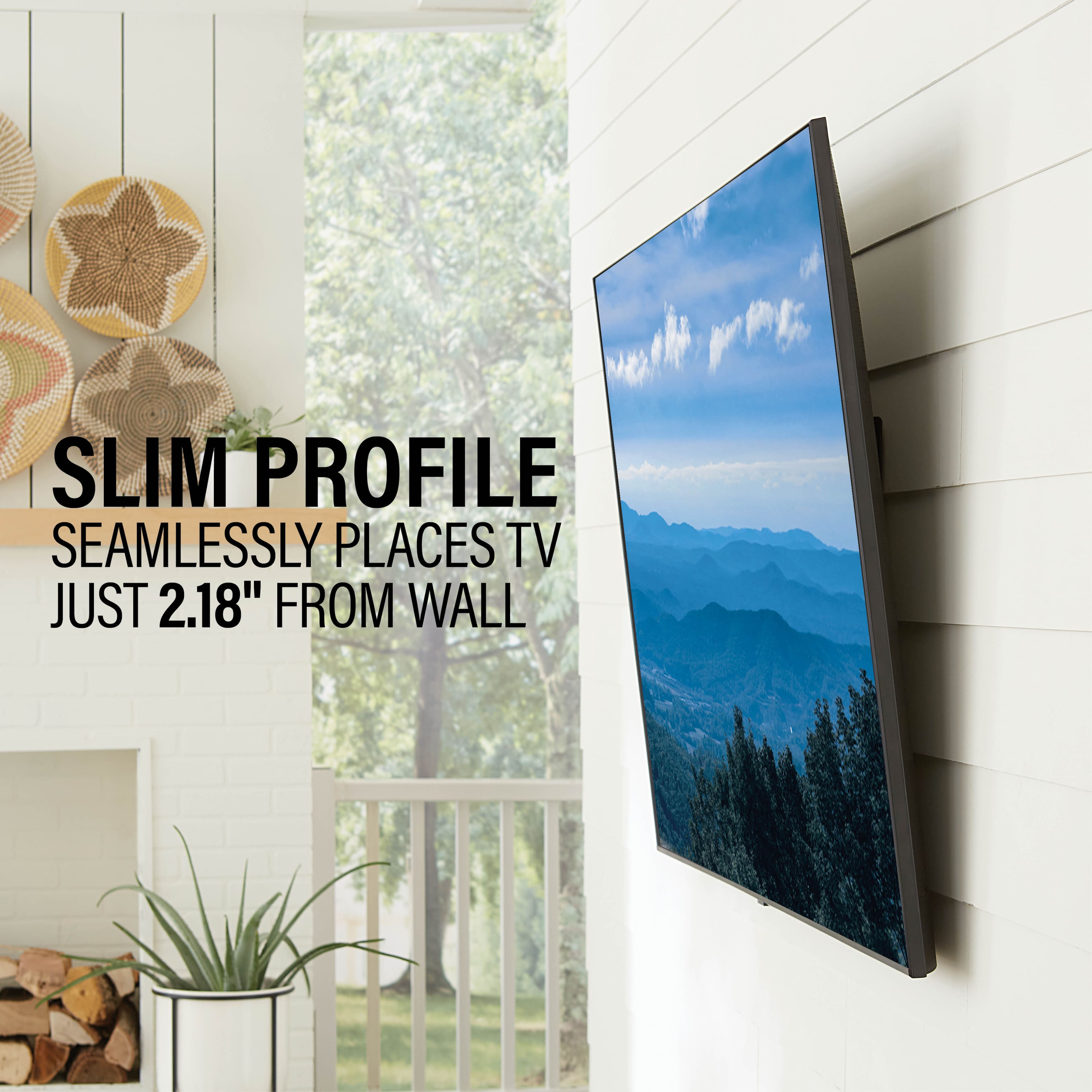 Sanus - Premium Outdoor Tilt Mount for TVs 37"-95" - Black - Image 6