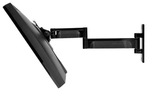 Peerless-AV - Paramount Retractable, Tilt, Articulating Display Wall Mount For Most 10" - 29" Flat Panel Displays - Black - Image 4
