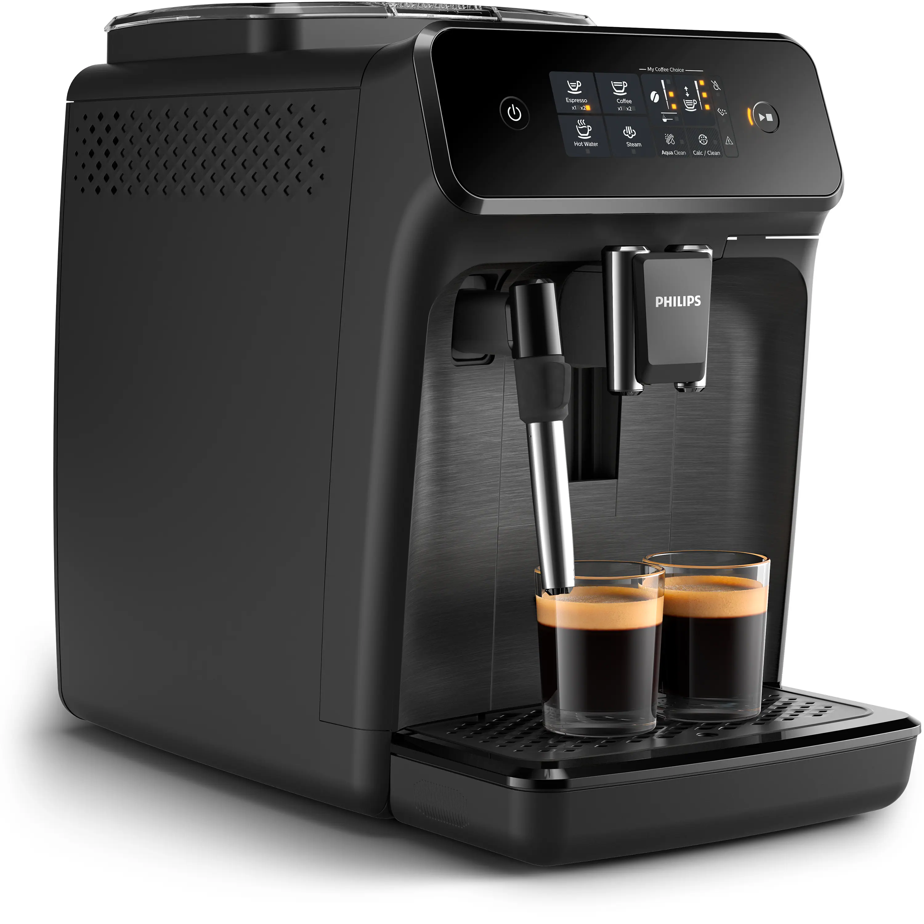 Philips - 1200 Fully Automatic Espresso and Coffee Machine with Milk Frother - Black - Image 16