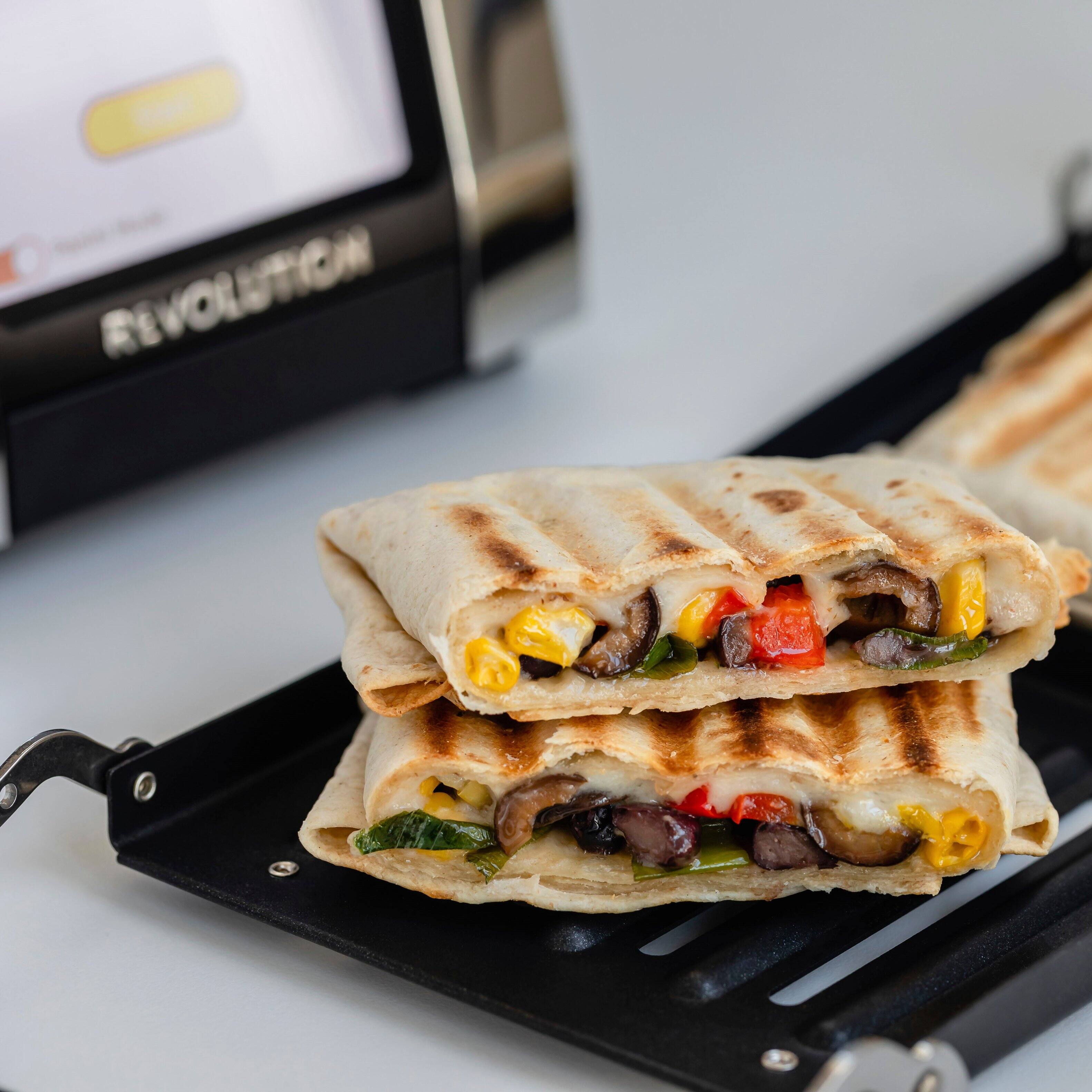 Revolution Cooking - Toastie Press (Works With All Toasters) Conveniently Toast Delicious Quesadillas, Paninis, and Grilled Cheese - Black - Image 13